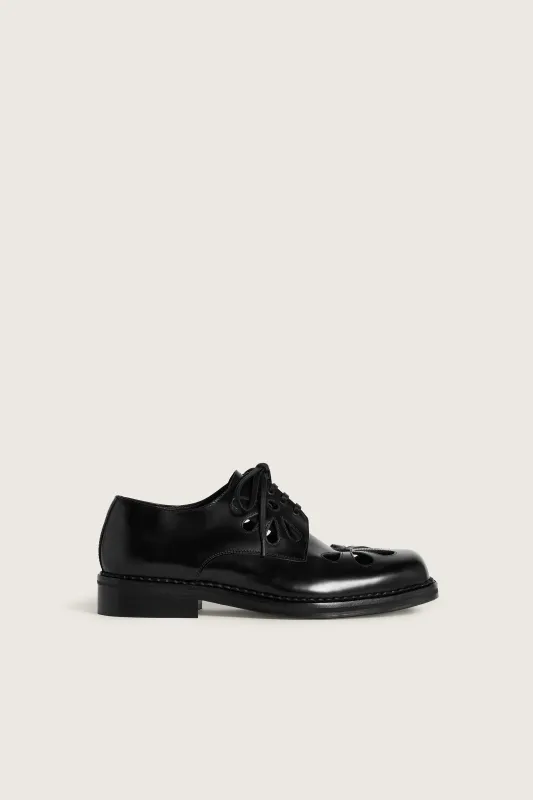 Daisy Cutout Square Toe Brogue sold by Simone Rocha