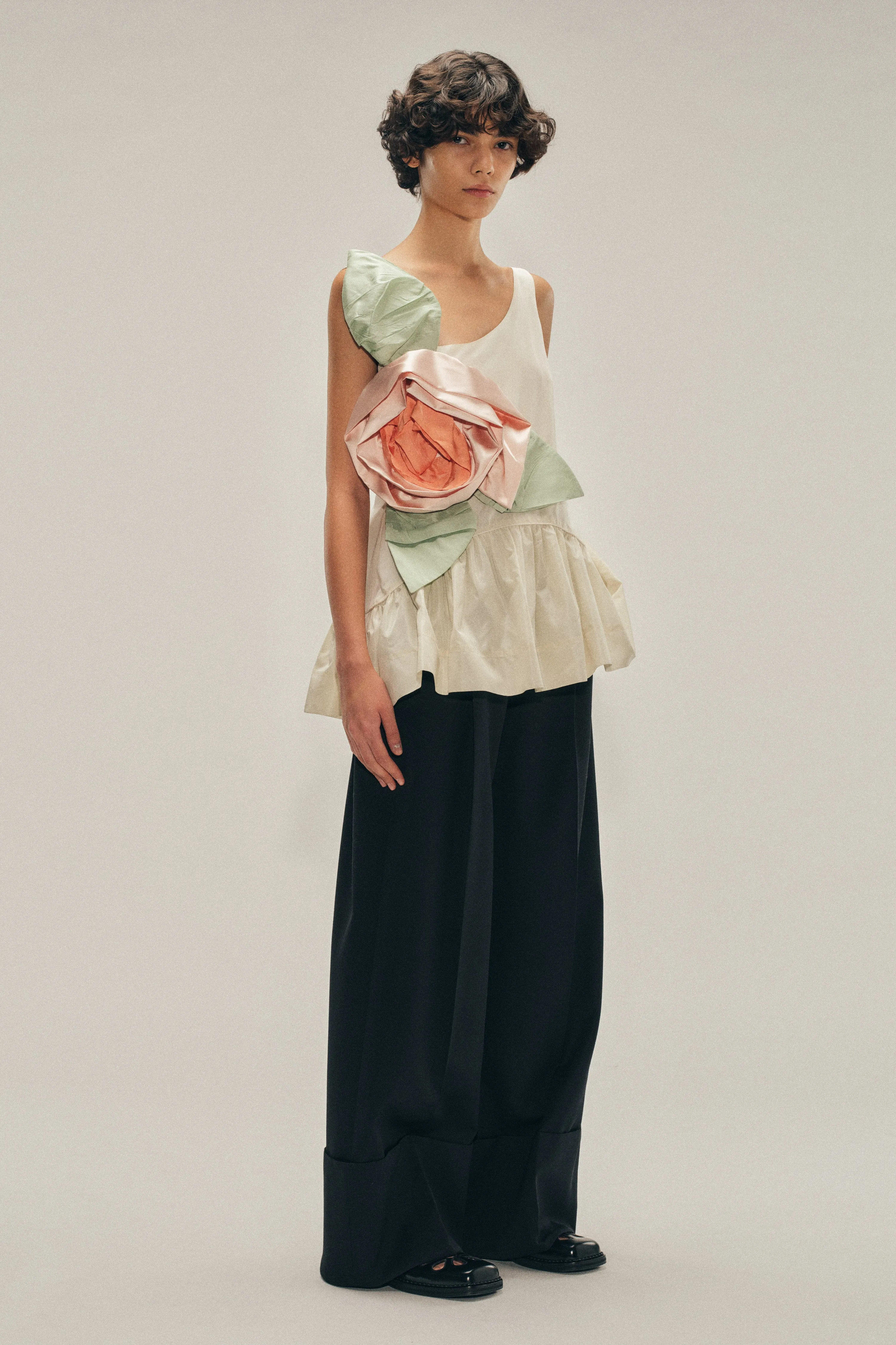Wide Leg Belt Loop Tab Trousers sold by Simone Rocha product image thumbnail 2