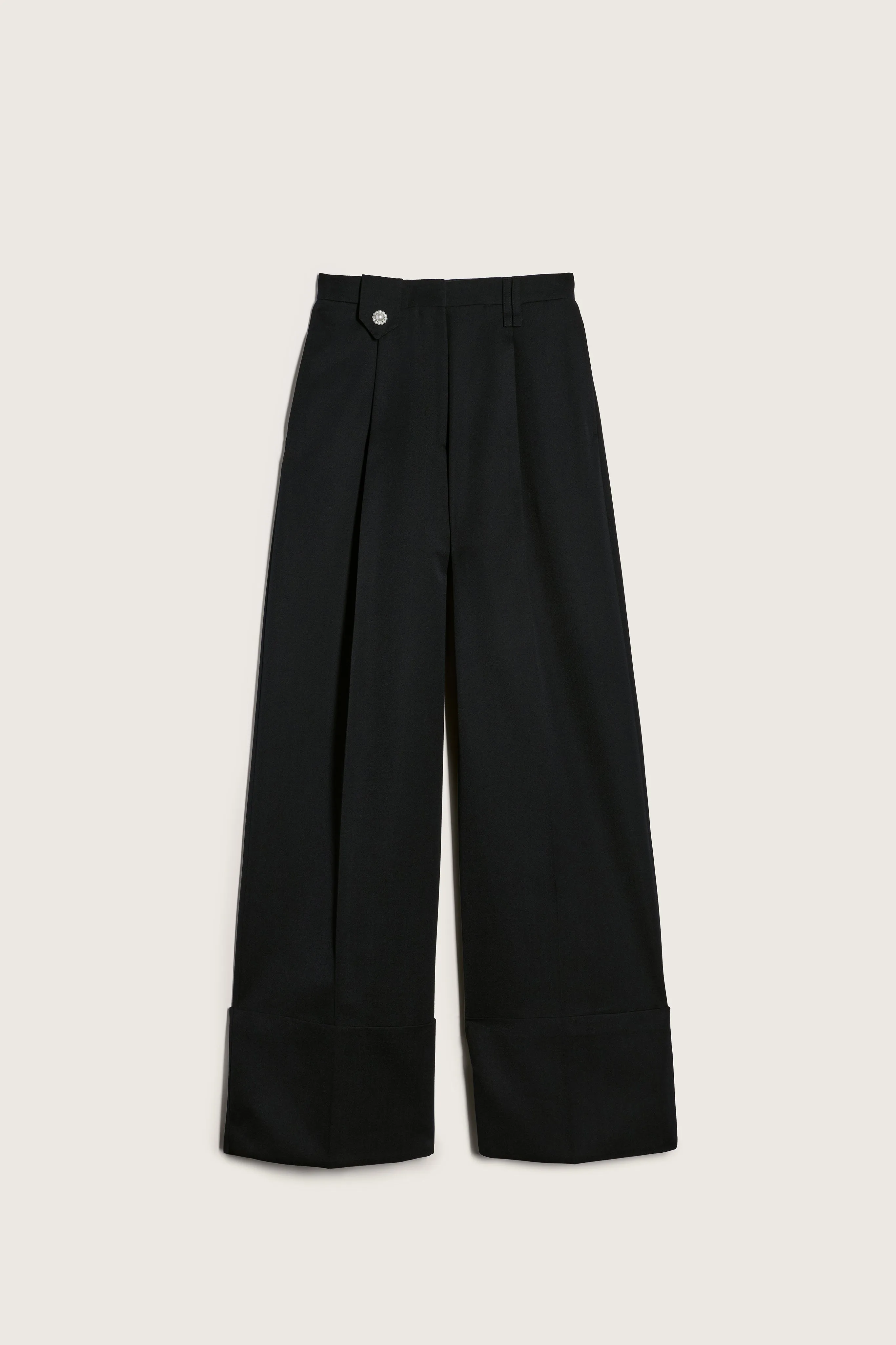 Wide Leg Belt Loop Tab Trousers sold by Simone Rocha