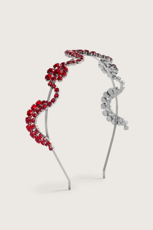 Scalloped Sepal Hairband made by Simone Rocha