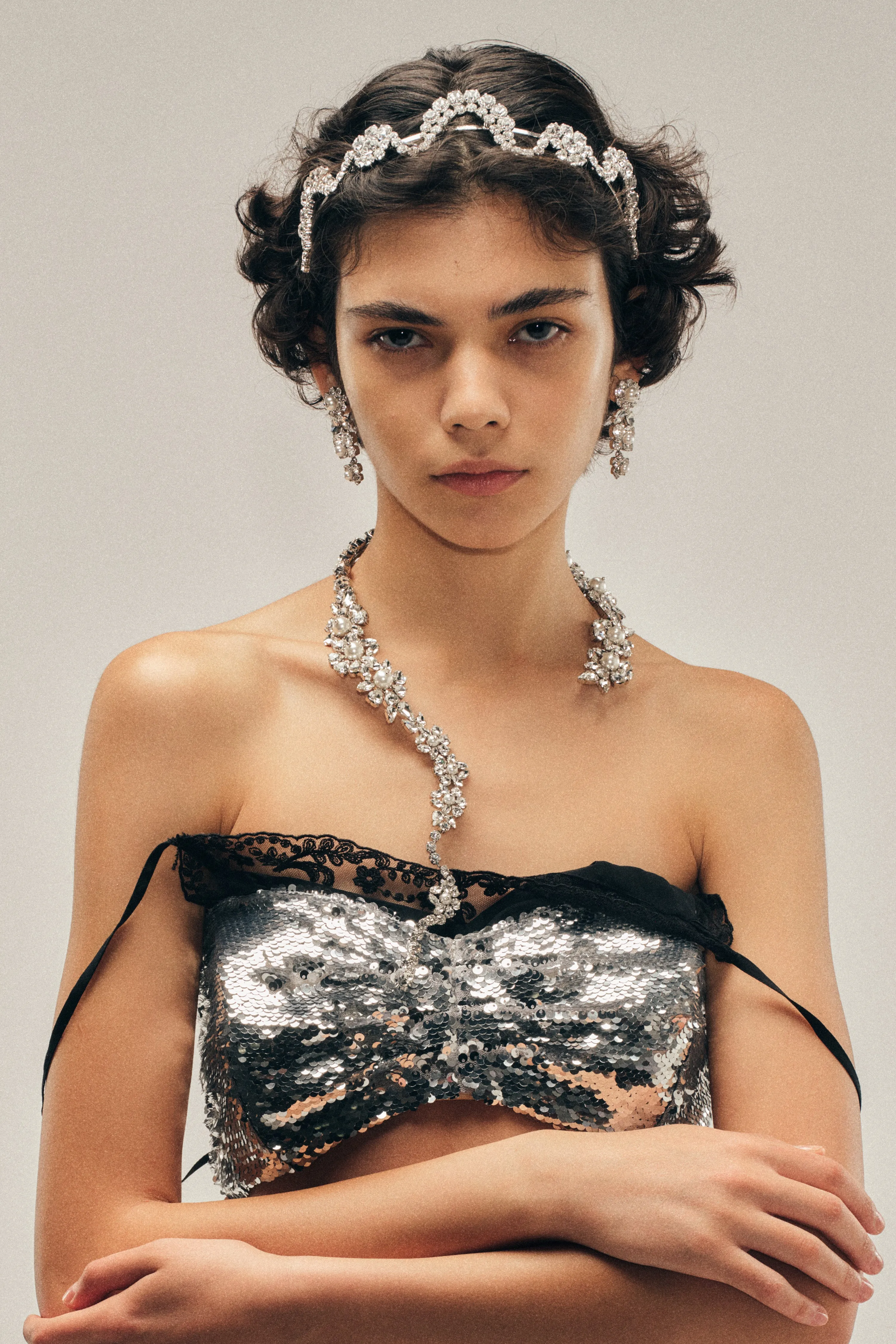 Scalloped Sepal Hairband sold by Simone Rocha product image thumbnail 2