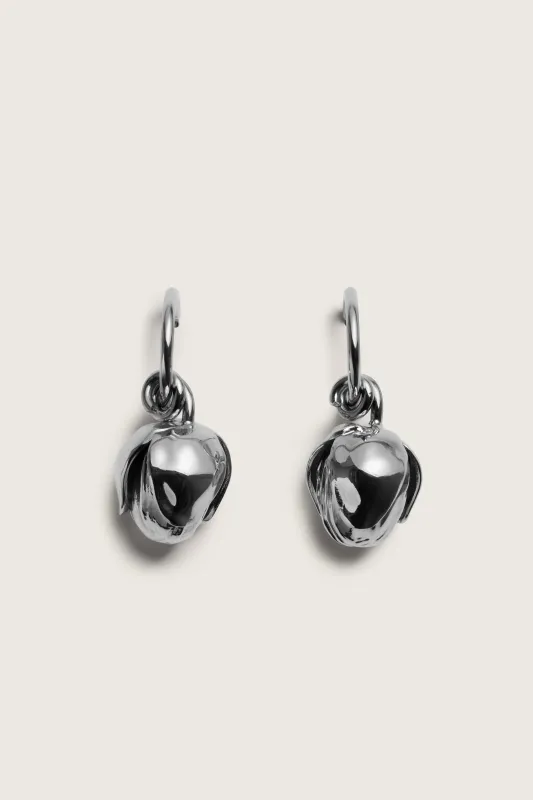 Poppy Bud Hoop Earrings made by Simone Rocha