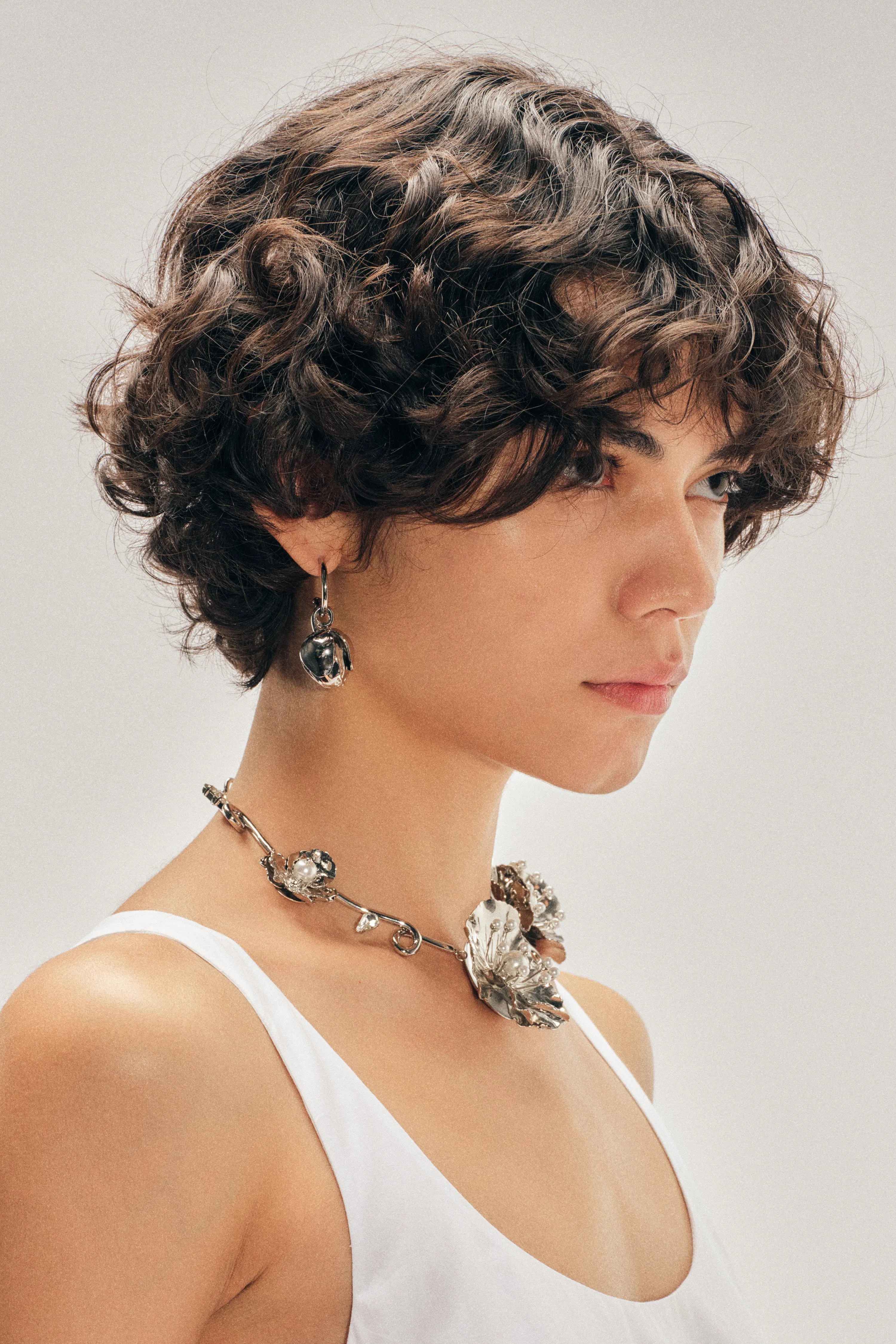 Poppy Bud Hoop Earrings sold by Simone Rocha product image thumbnail 2