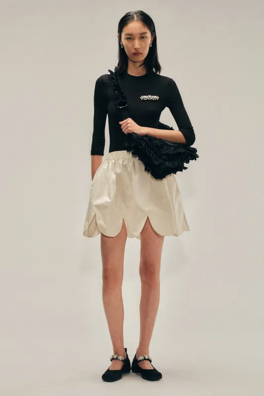 Petal Hem Mini Skirt made by Simone Rocha