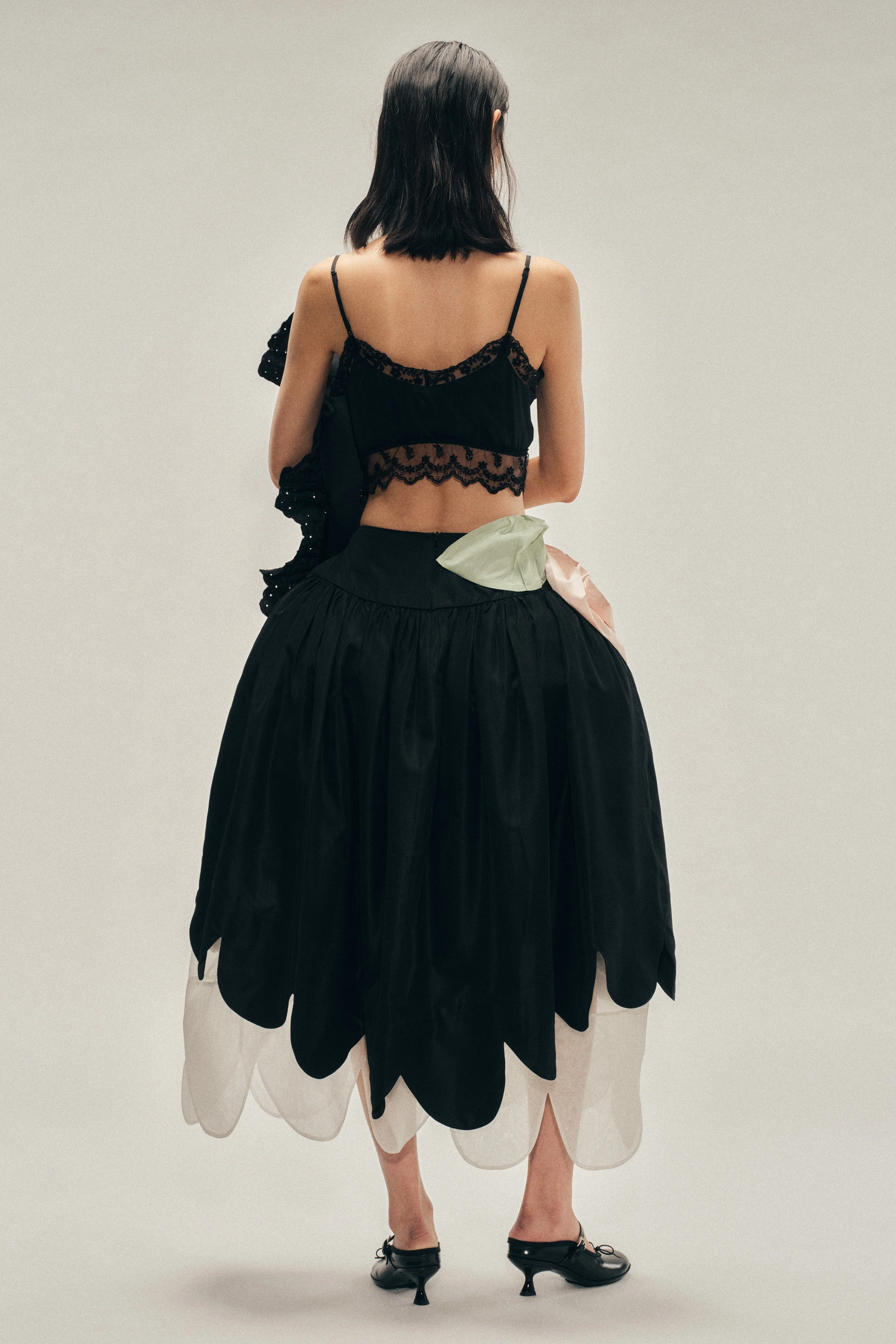 Pressed Rosette Petal Hem Basque Skirt sold by Simone Rocha product image thumbnail 3
