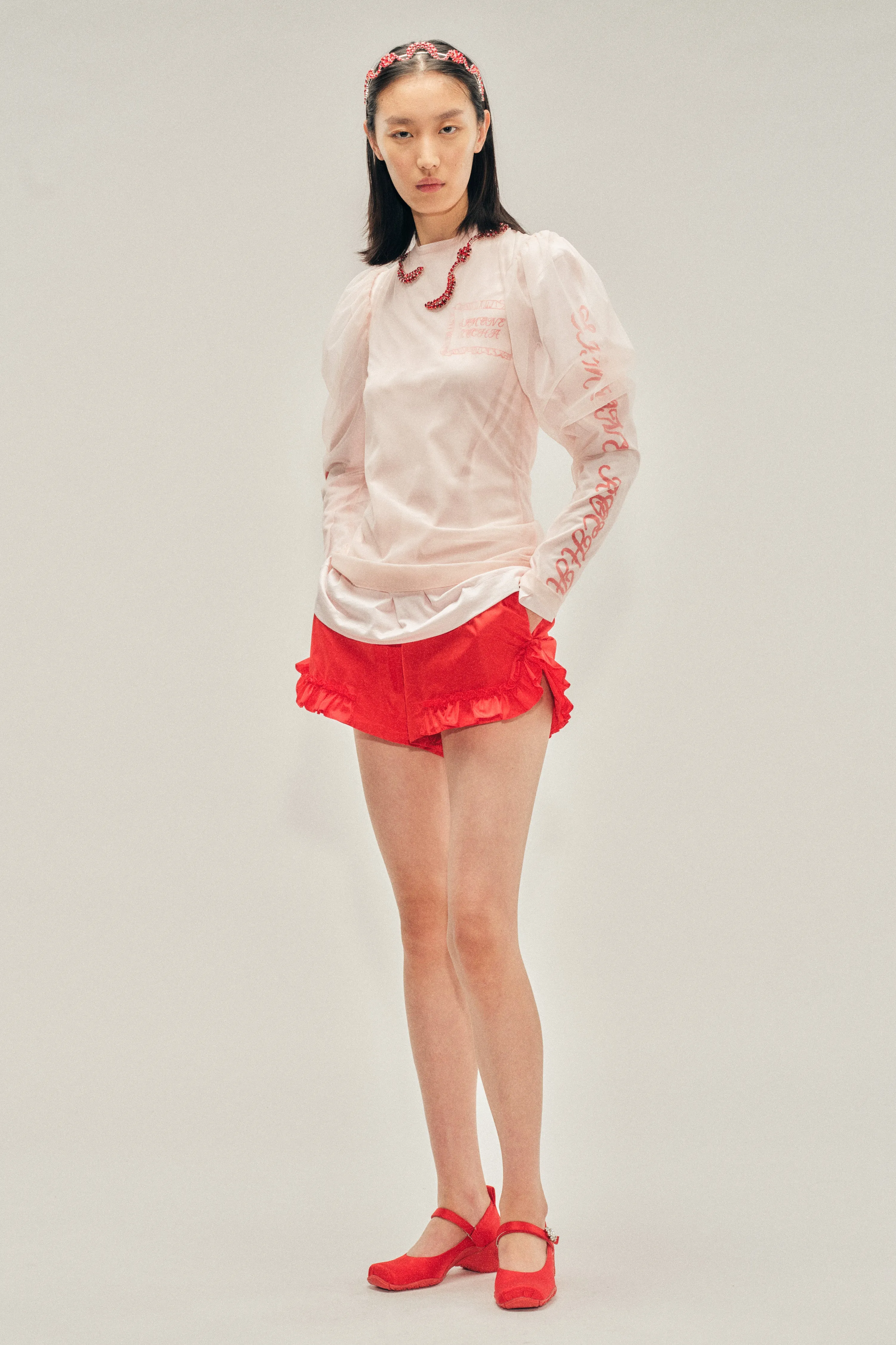 Frill Track Shorts sold by Simone Rocha product image thumbnail 2