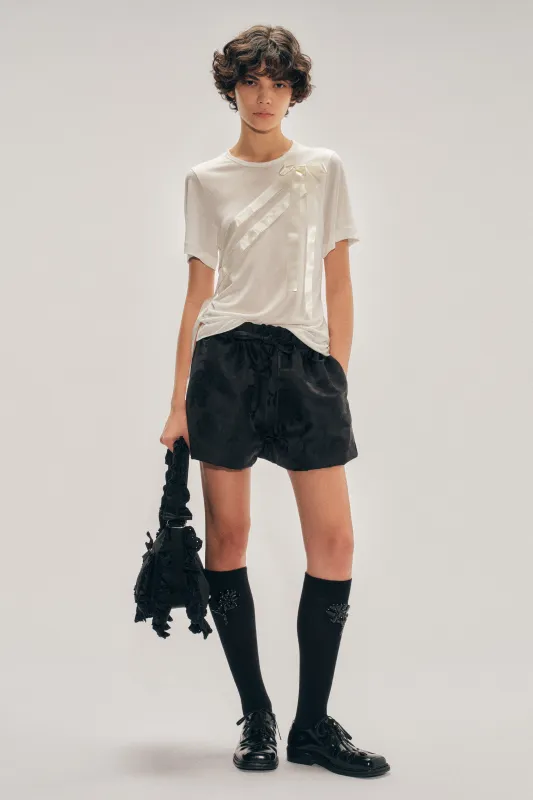 Elasticated Rose Shorts made by Simone Rocha