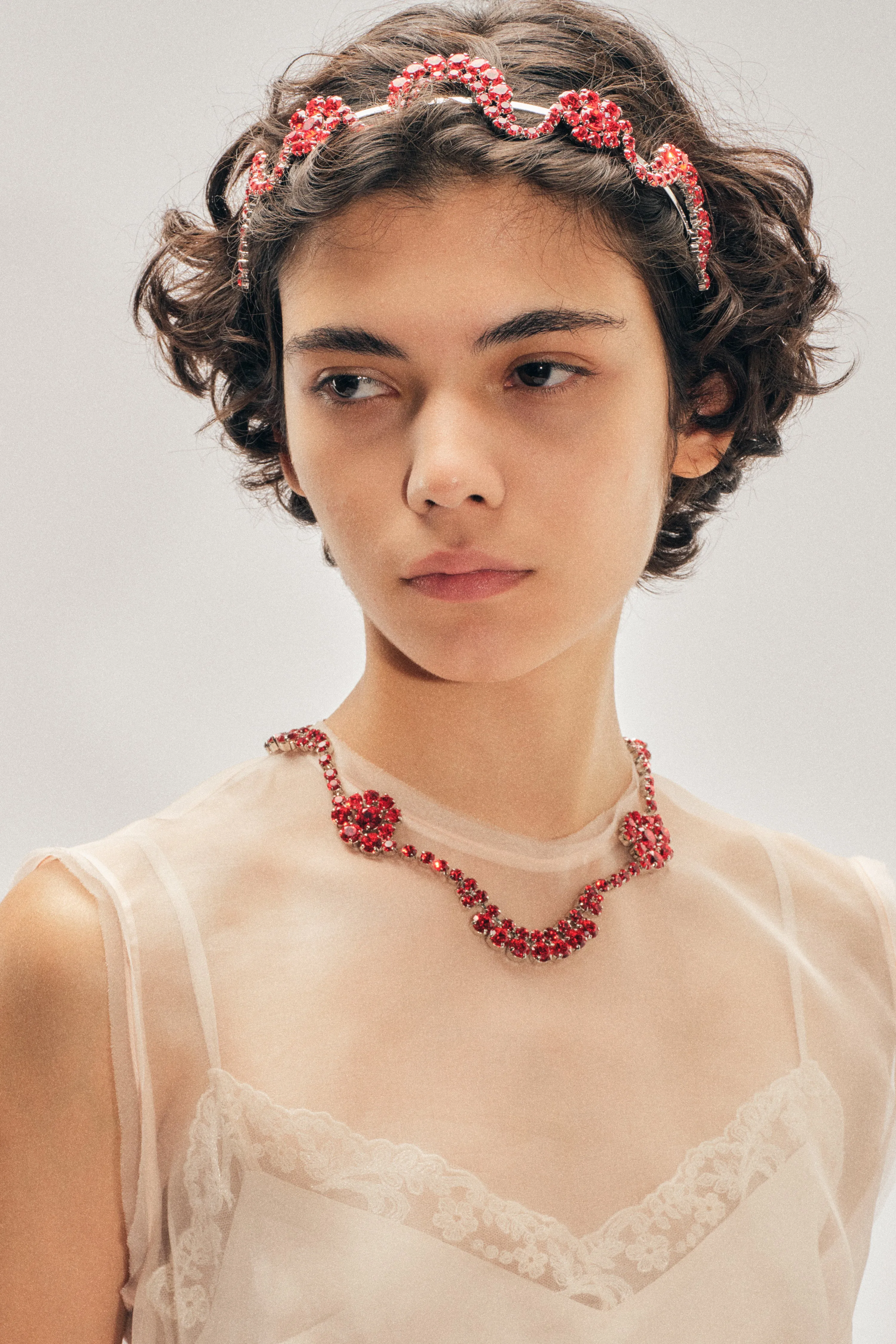 Scalloped Sepal Necklace sold by Simone Rocha product image thumbnail 2