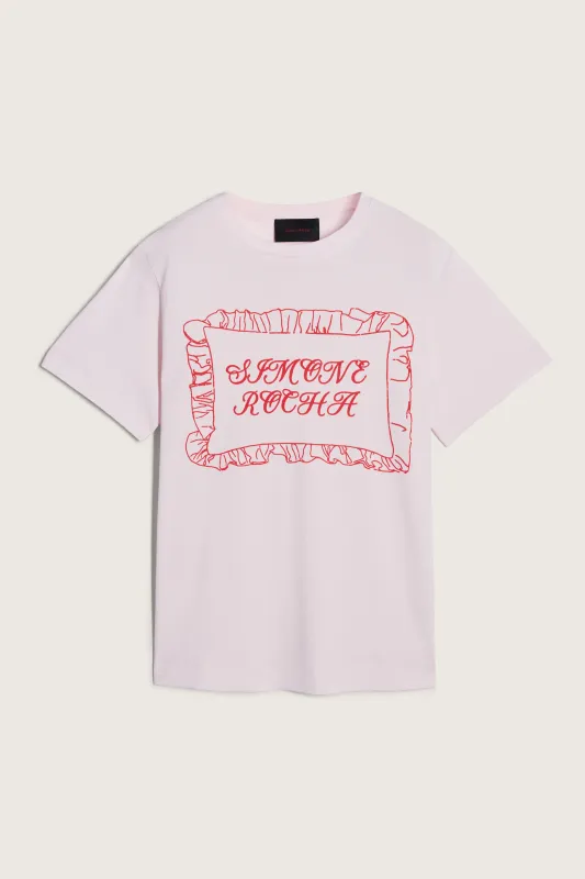 Pillowcase Logo Print T-Shirt made by Simone Rocha