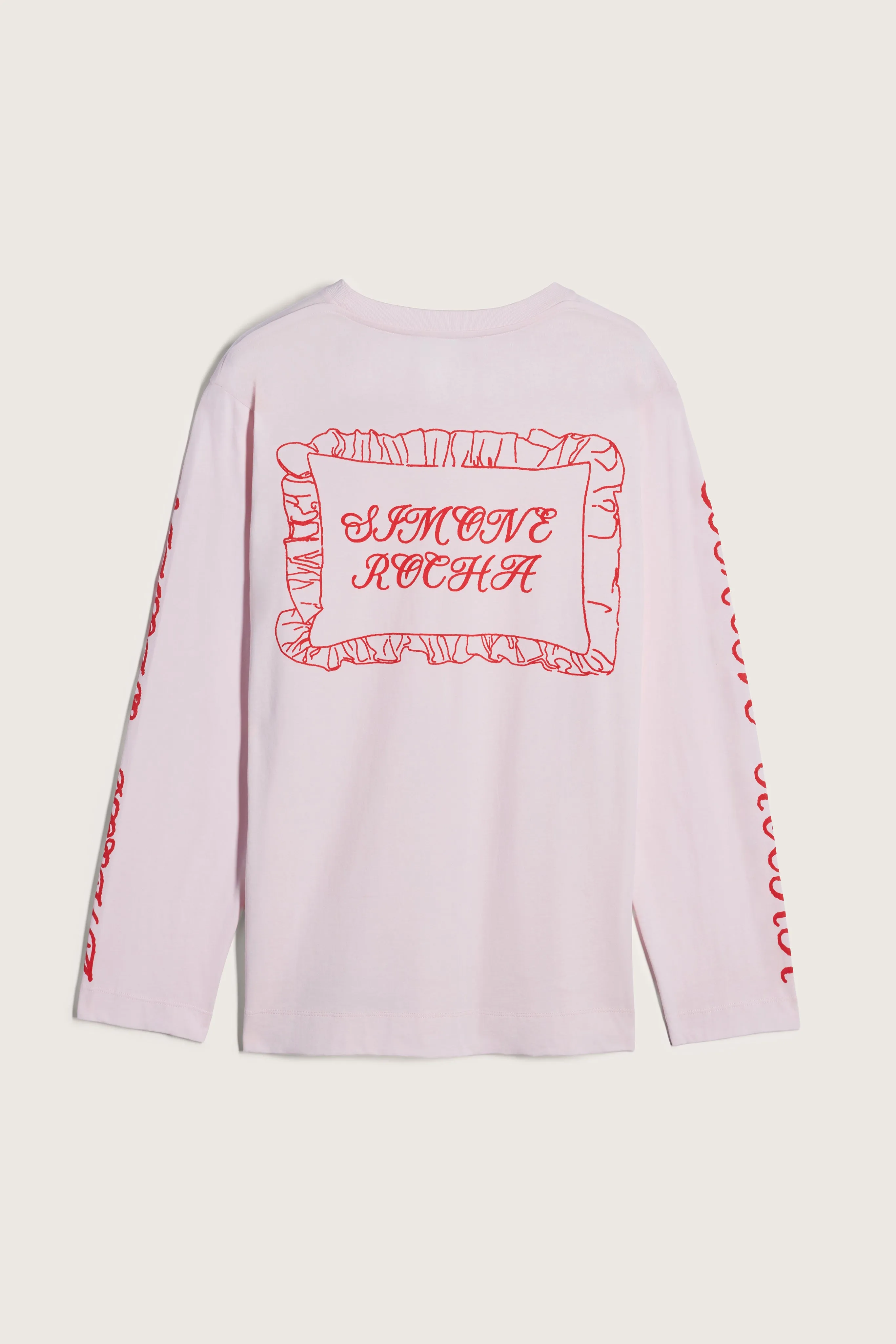 Pillowcase Logo Print Long Sleeve T-Shirt sold by Simone Rocha product image thumbnail 2