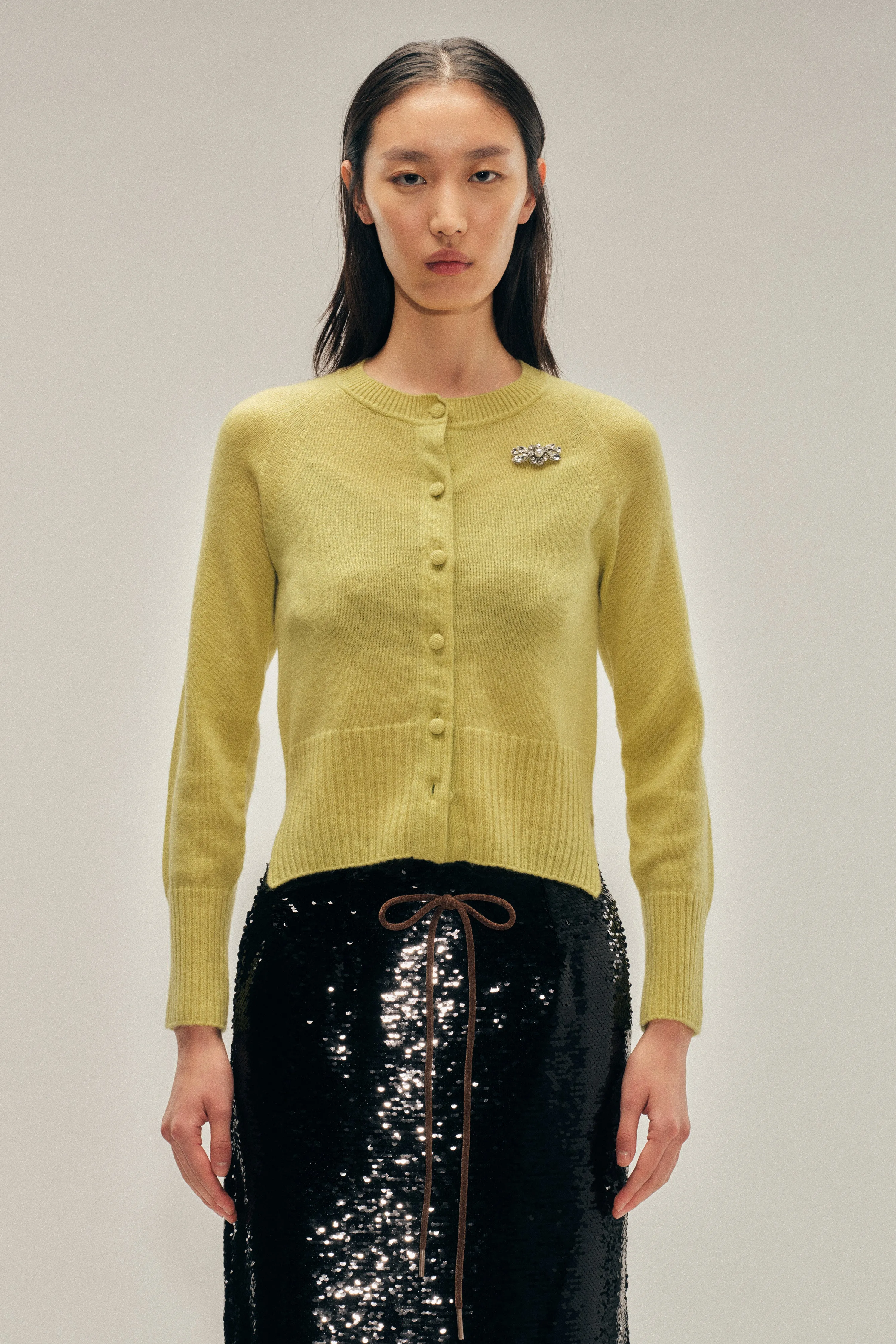 Embellished Relaxed Cashmere Cardigan sold by Simone Rocha product image thumbnail 2