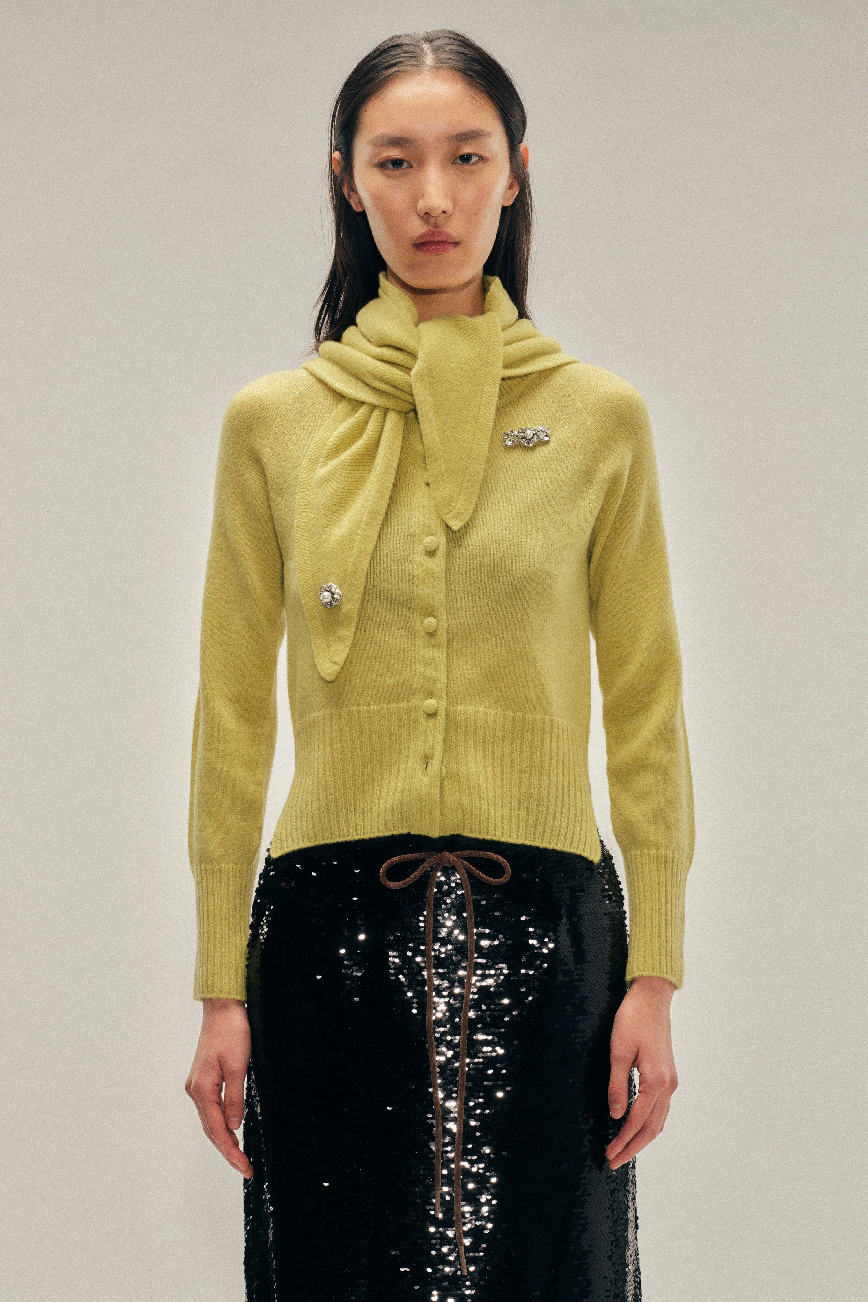 Embellished Relaxed Cashmere Cardigan sold by Simone Rocha product image thumbnail 4