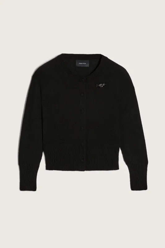 Embellished Relaxed Cashmere Cardigan made by Simone Rocha