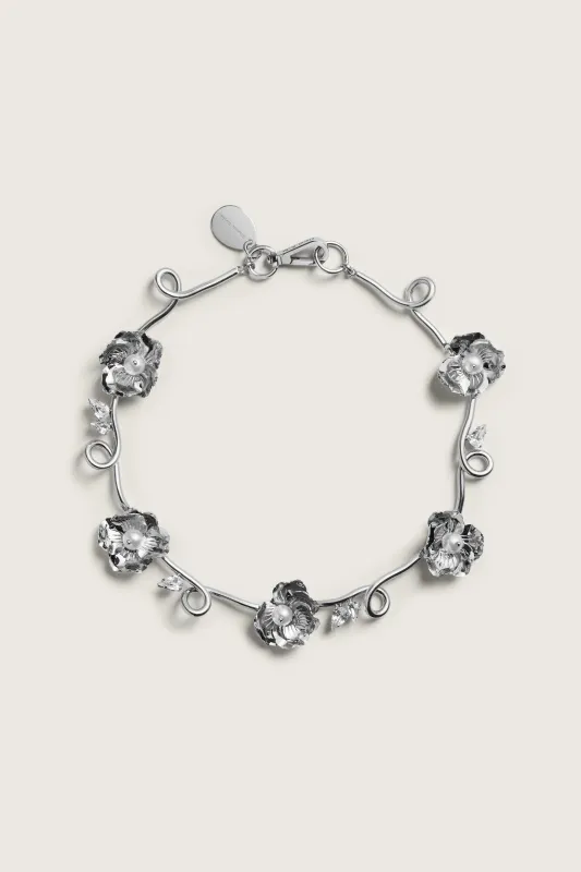 Blooming Poppy Necklace made by Simone Rocha