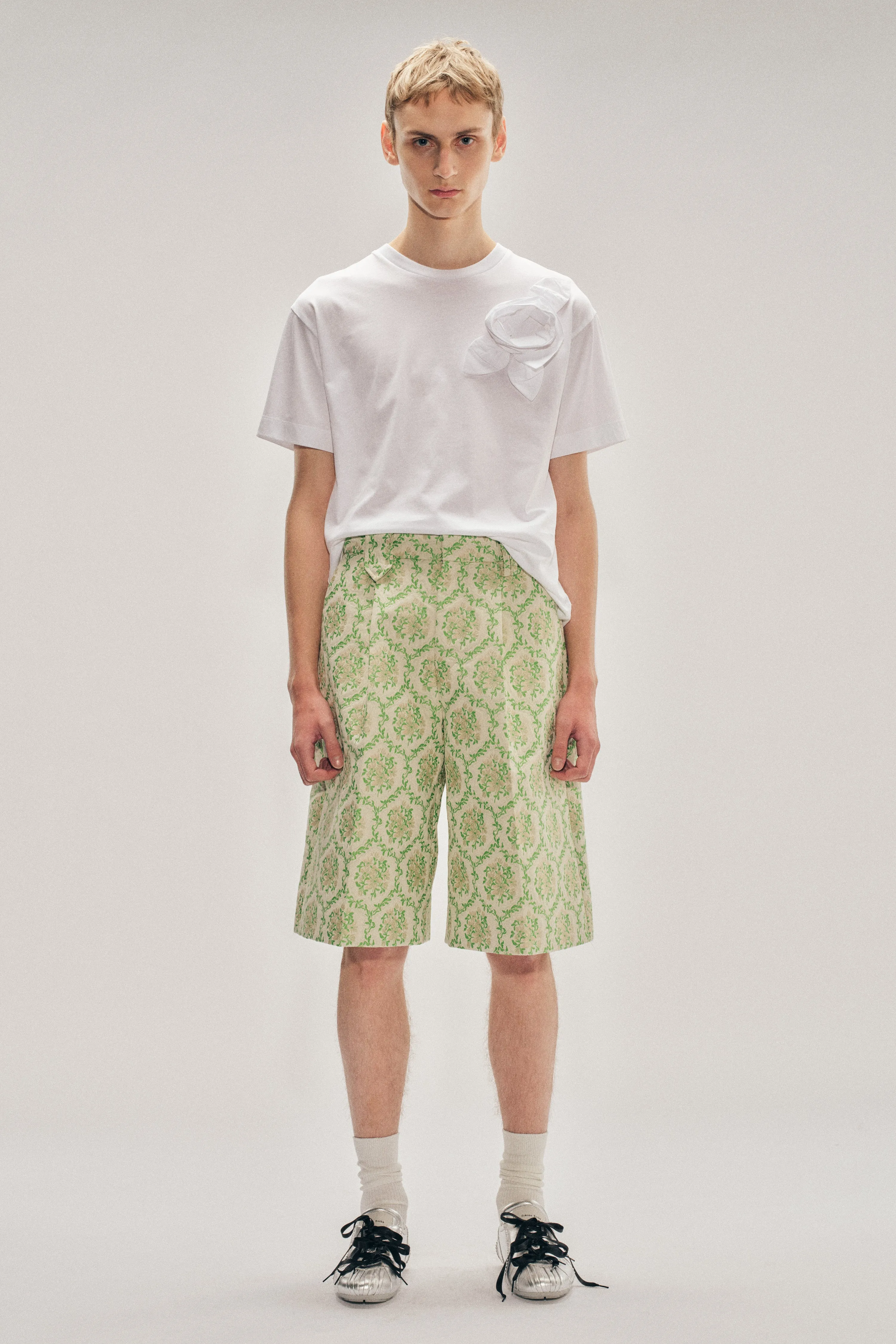 Fitted Pressed Rosette T-Shirt sold by Simone Rocha product image thumbnail 3