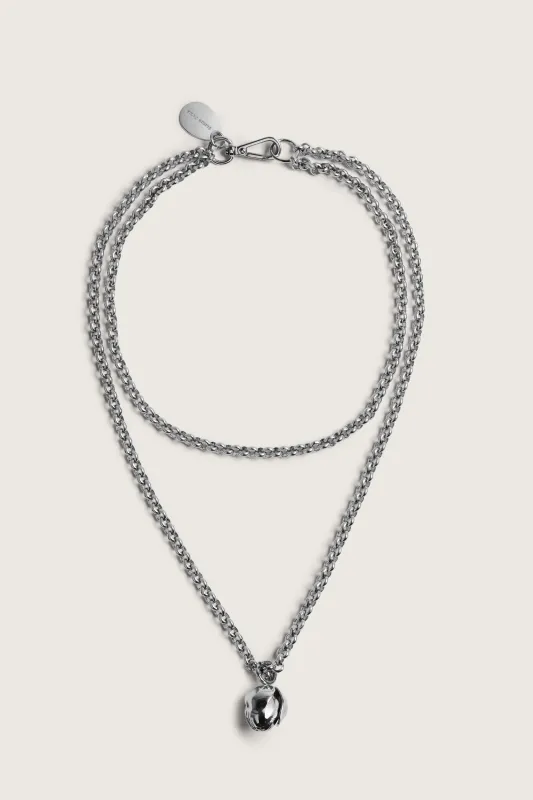 Poppy Bud Pendant Chain Necklace made by Simone Rocha