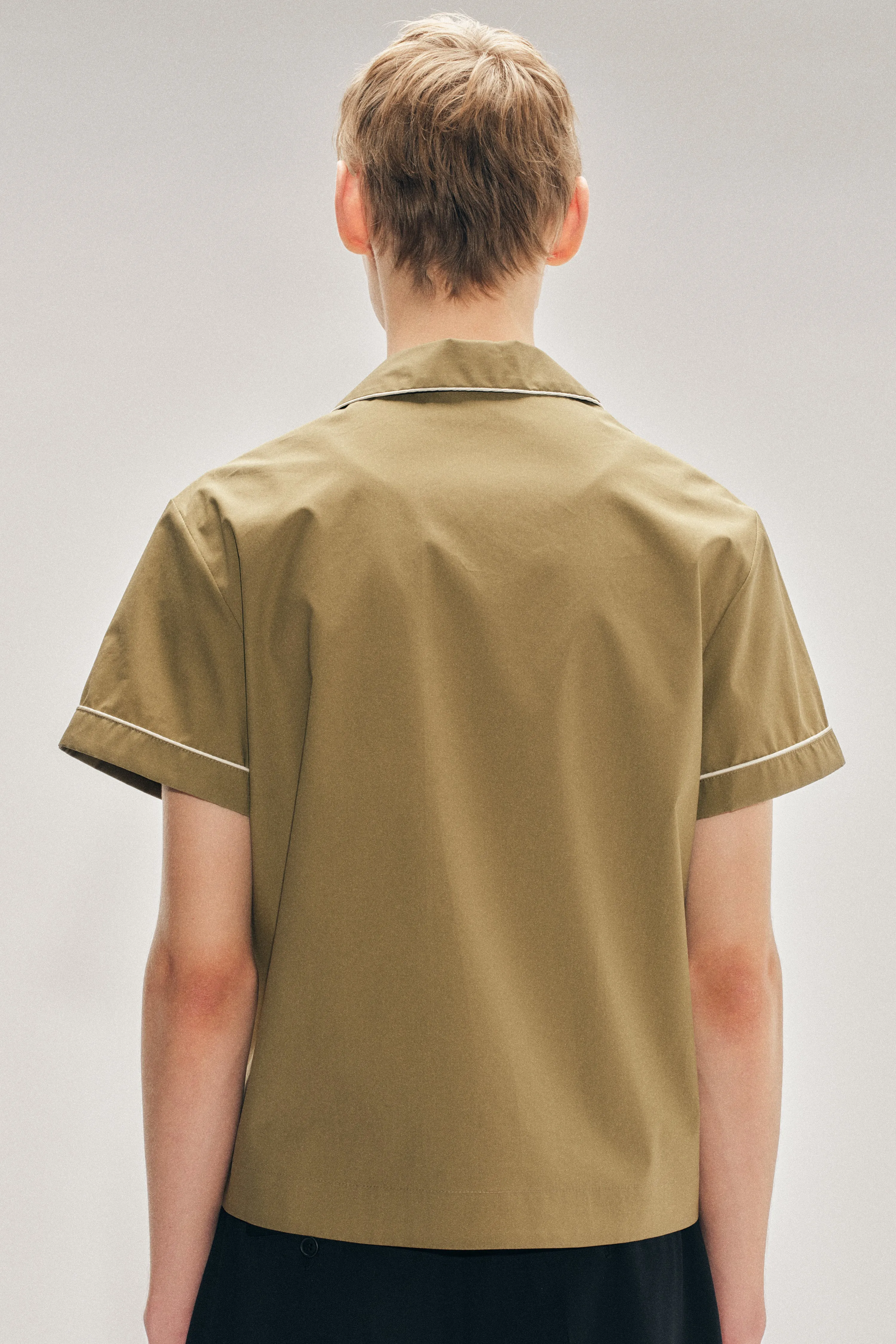 Embellished Fitted Piped Shirt sold by Simone Rocha product image thumbnail 2