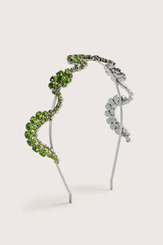 Scalloped Sepal Hairband made by Simone Rocha