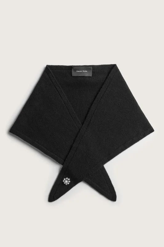 Embellished Cashmere Neckerchief made by Simone Rocha