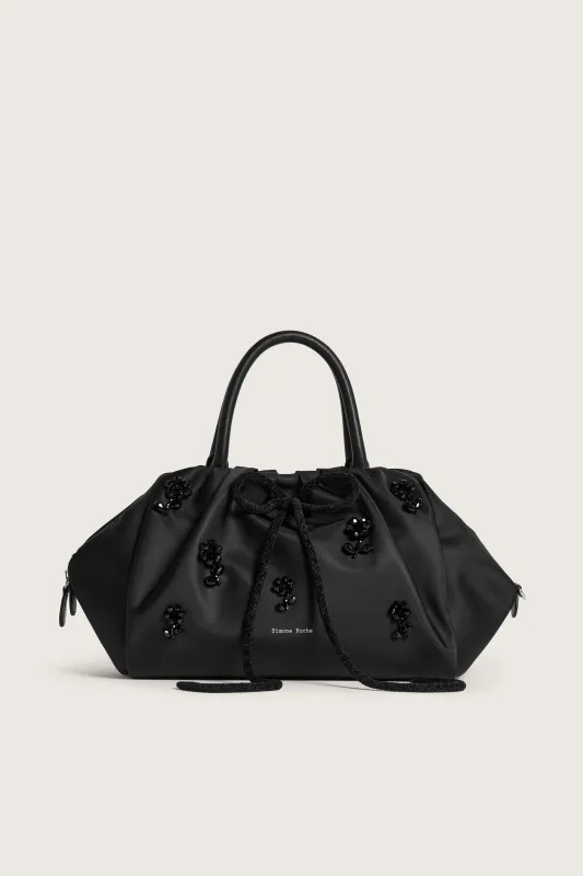 Embellished Gathered Top Handle Bag made by Simone Rocha