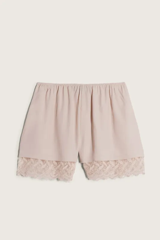 Lace Trim Negligee Shorts sold by Simone Rocha