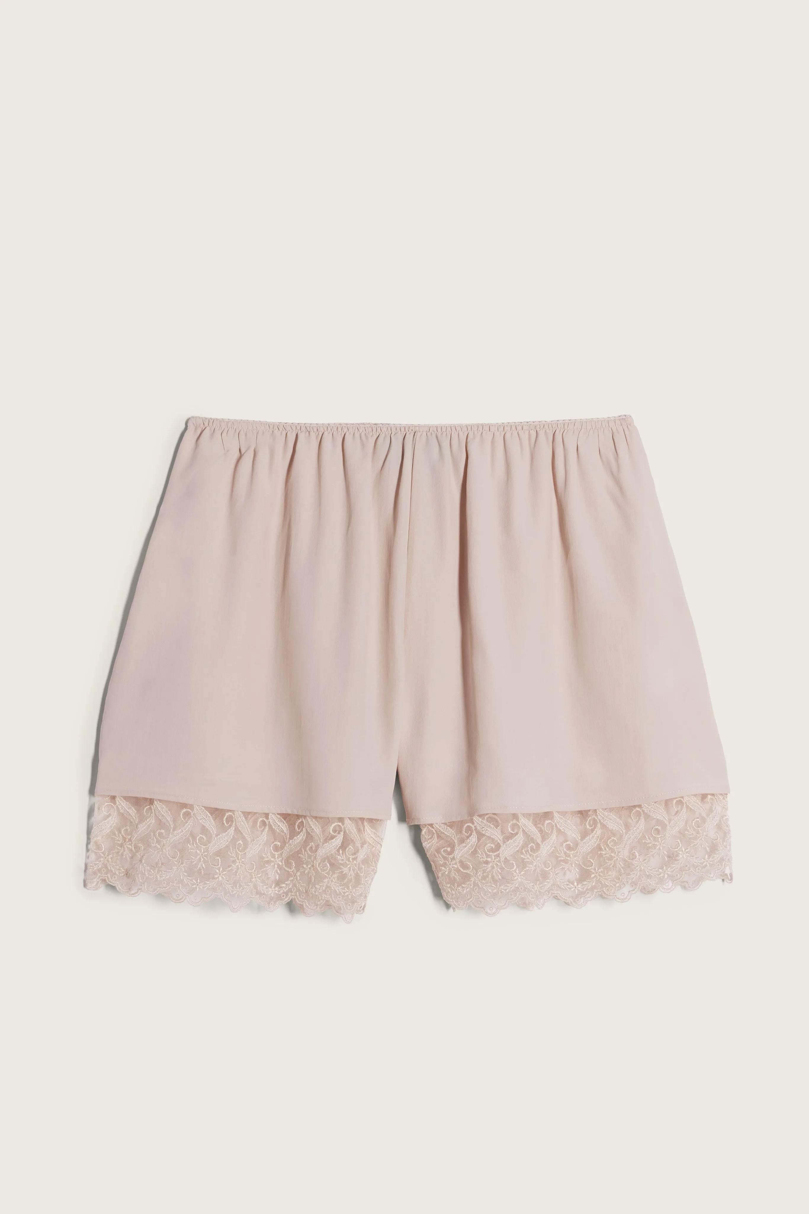 Lace Trim Negligee Shorts sold by Simone Rocha