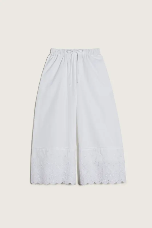 Cropped Trim Easy Trousers sold by Simone Rocha