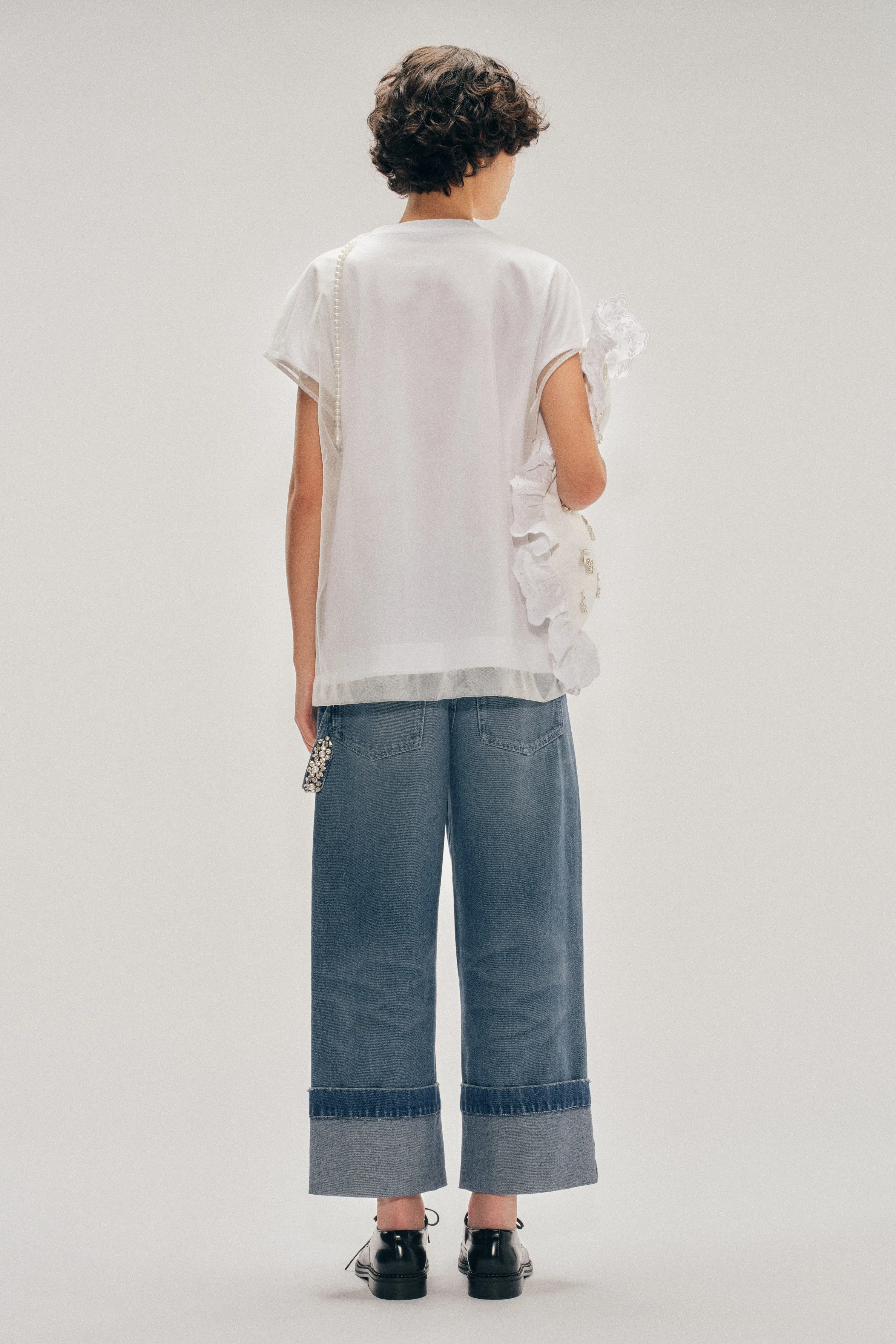 Embellished Straight Leg Jeans sold by Simone Rocha product image thumbnail 3