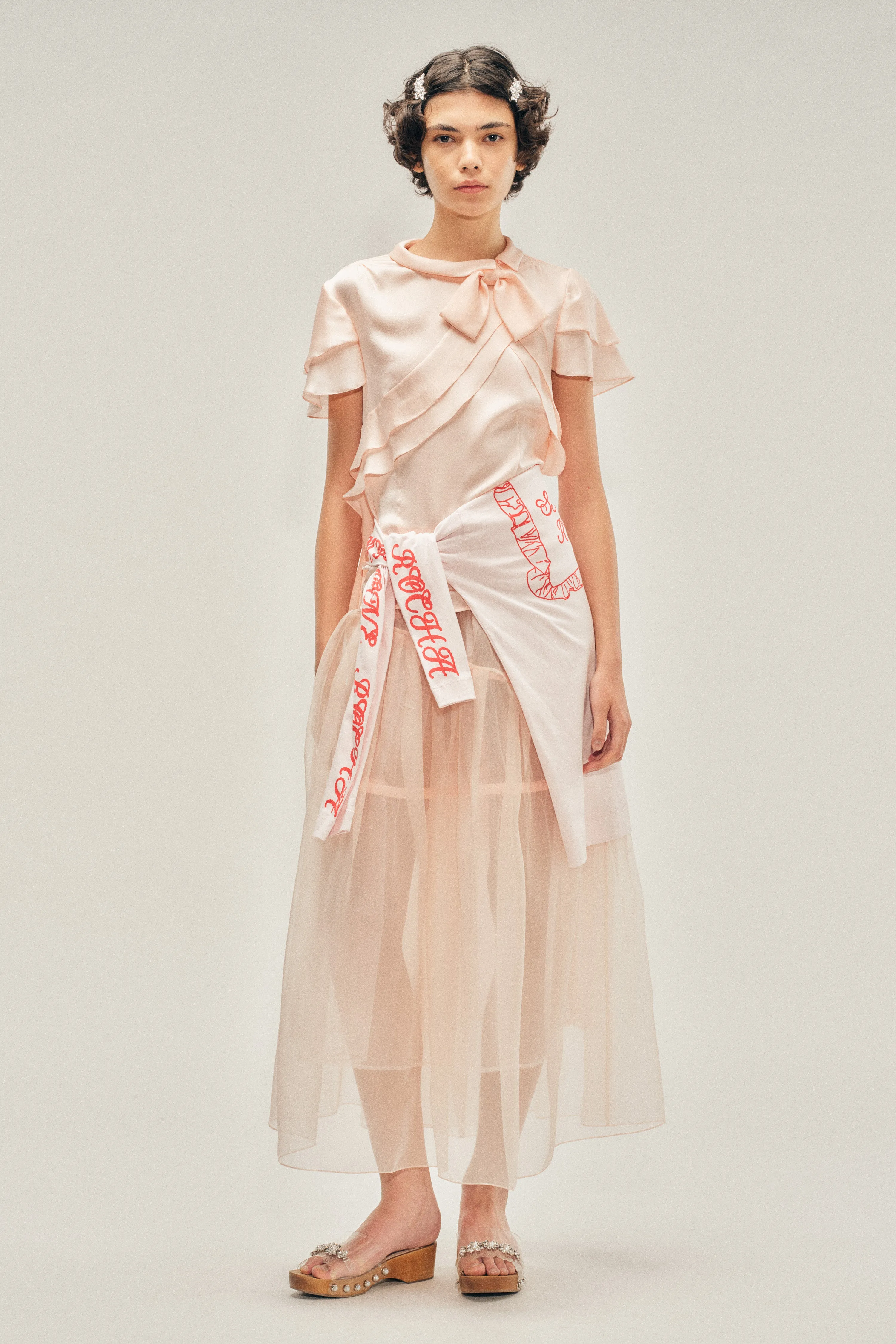 Petal Bow Sash Top sold by Simone Rocha