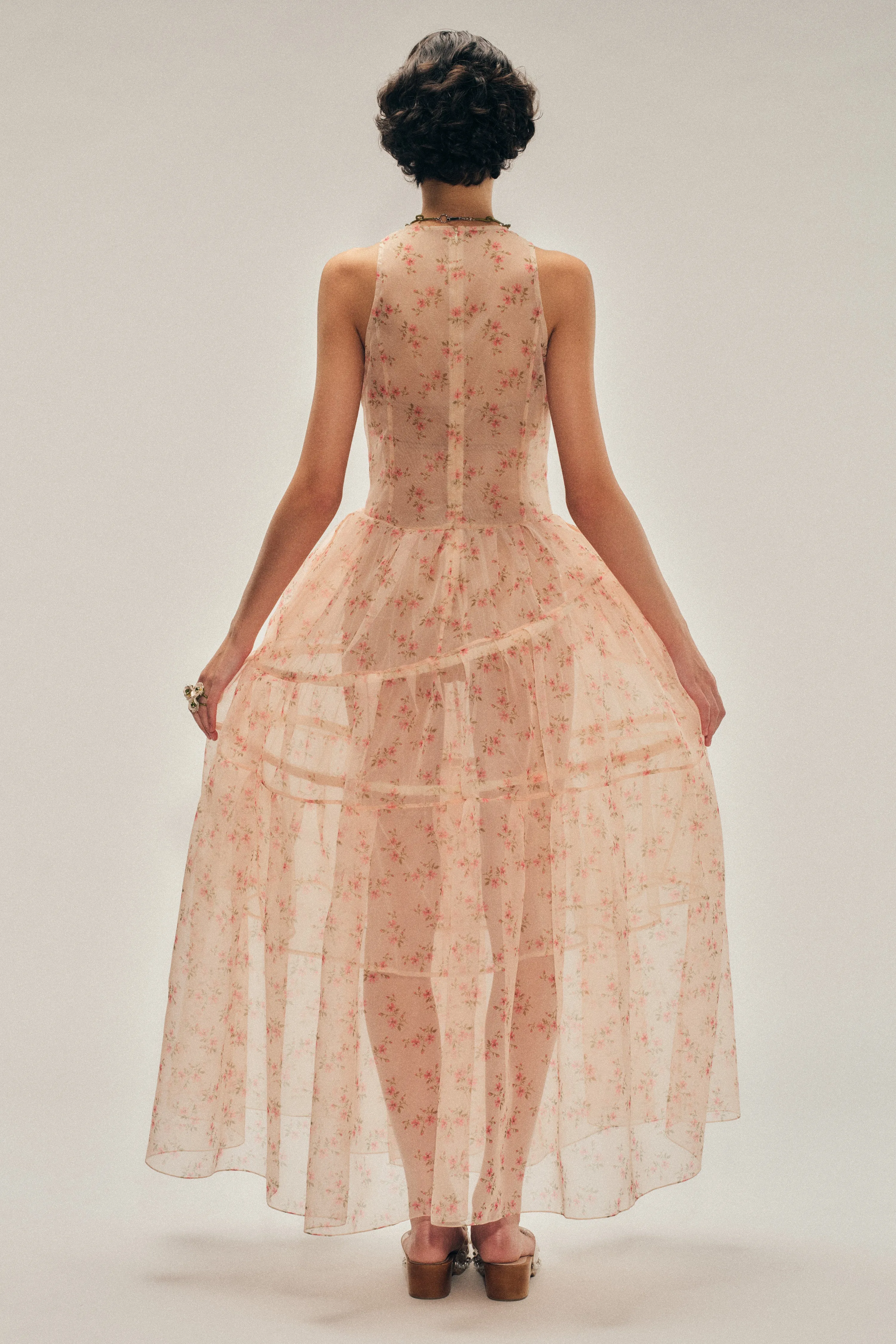 Tapered Back Hoop Flounce Dress sold by Simone Rocha product image thumbnail 4