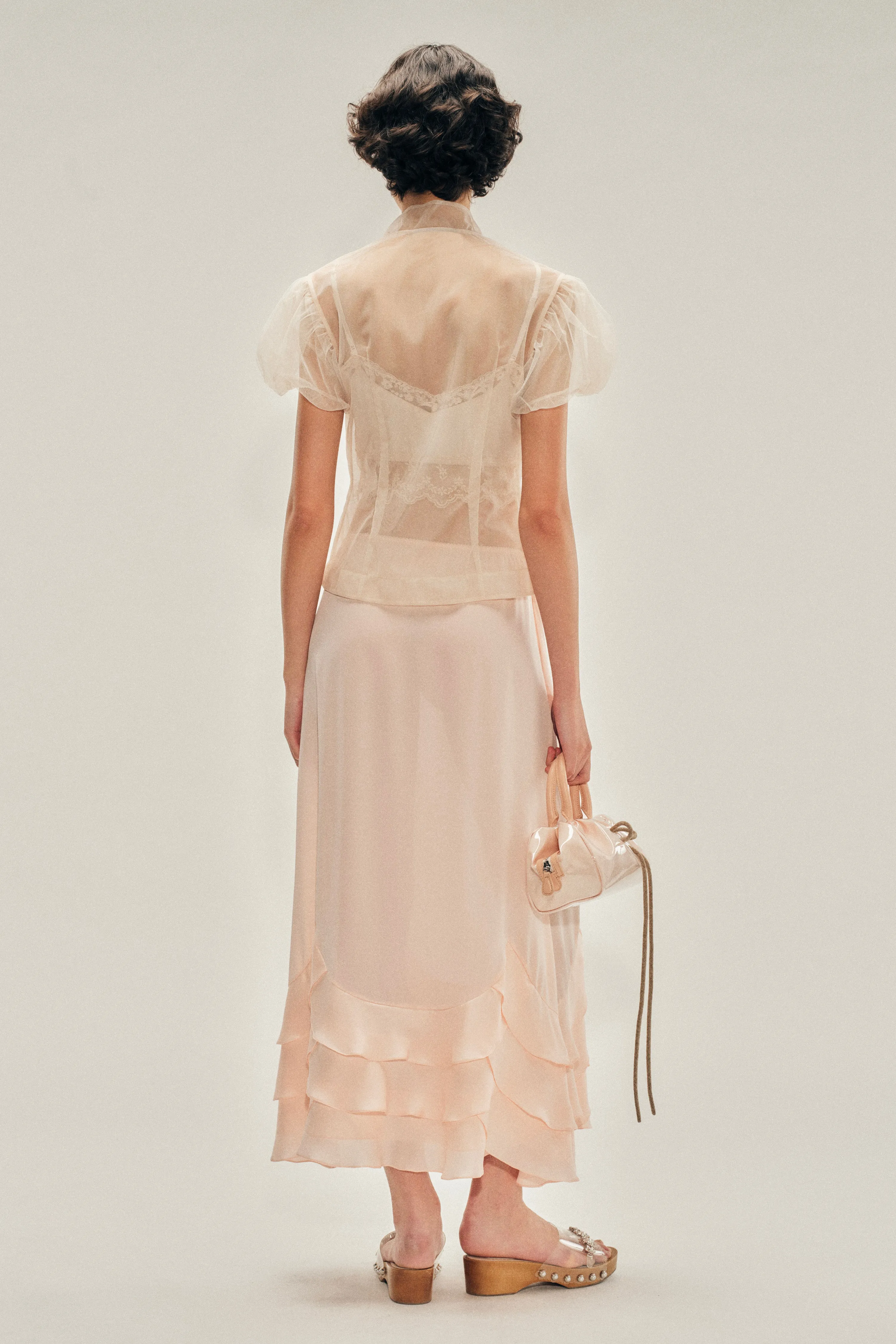 Tiered Scalloped Hem Skirt sold by Simone Rocha product image thumbnail 3