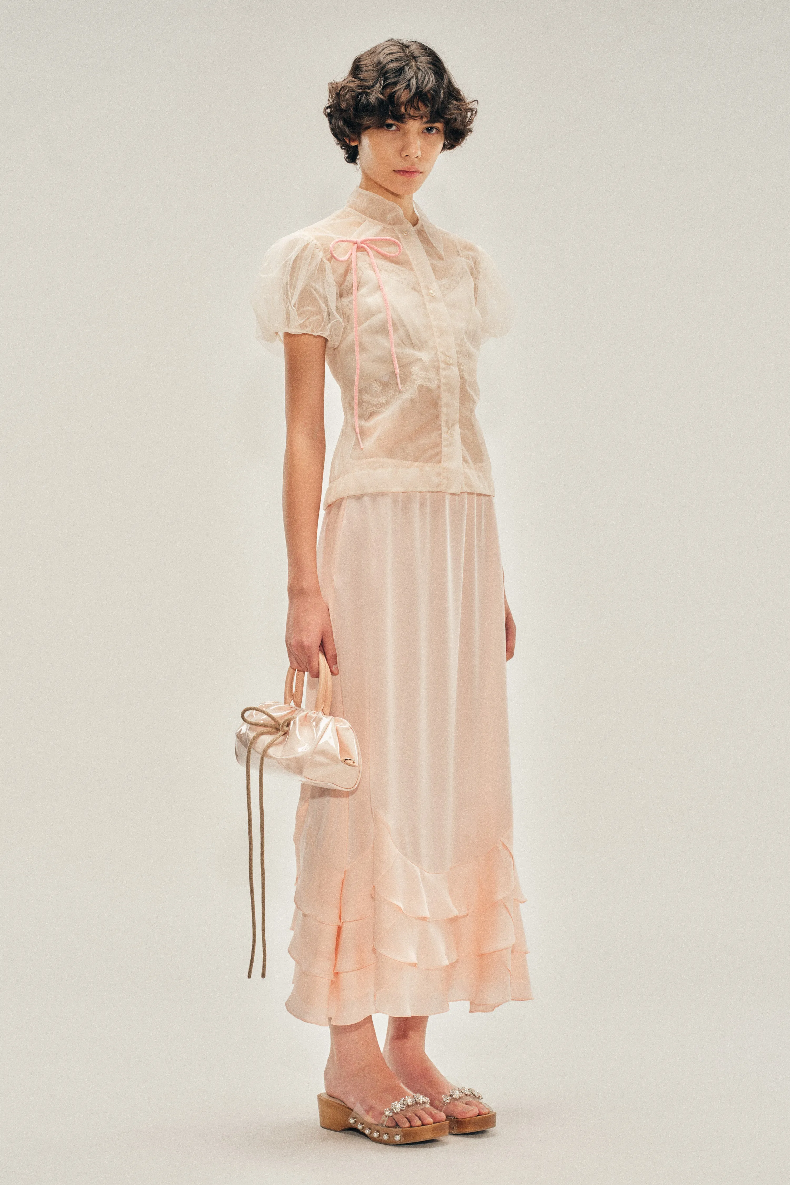 Tiered Scalloped Hem Skirt sold by Simone Rocha product image thumbnail 2