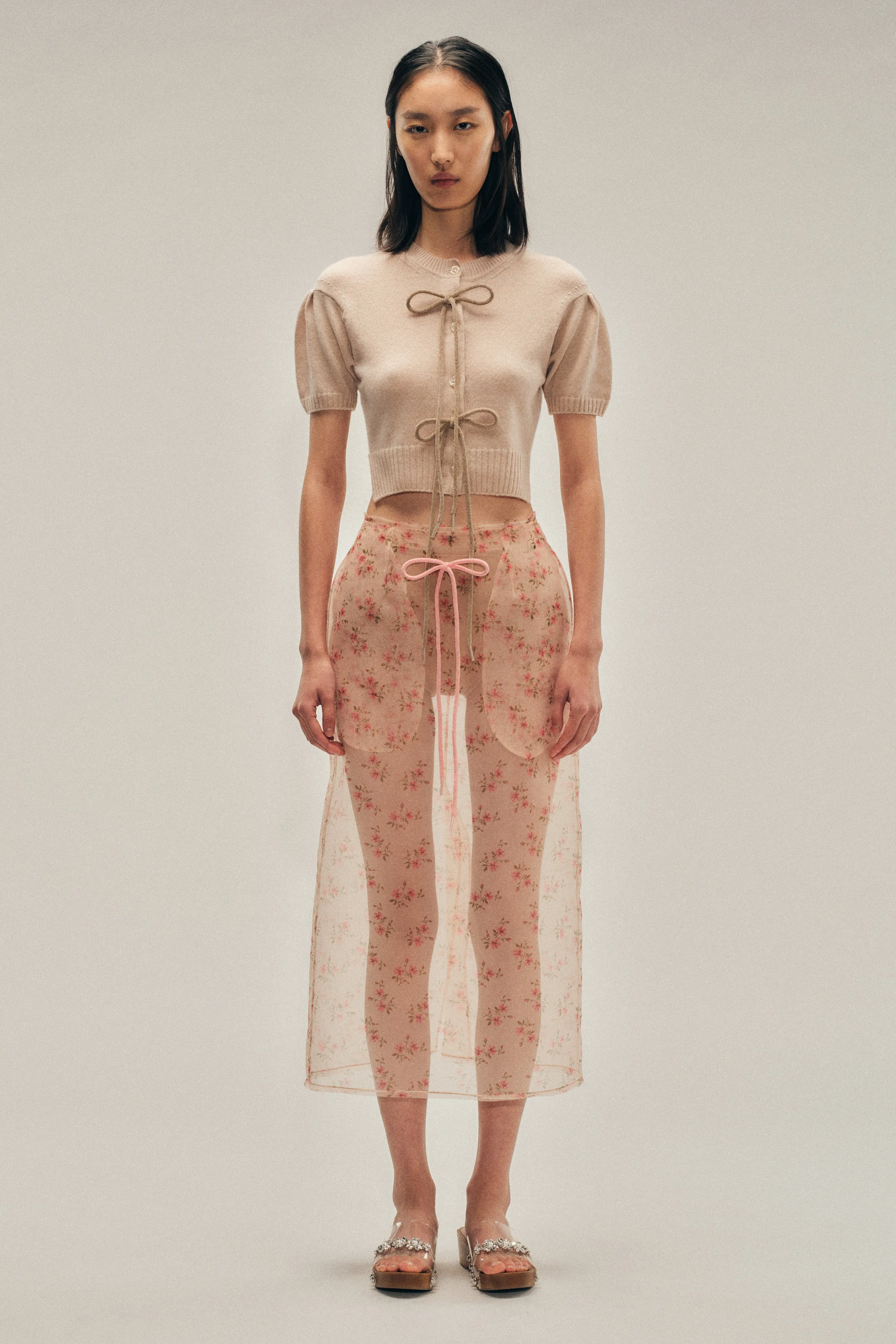 Cropped Cashmere Cardigan sold by Simone Rocha product image thumbnail 2