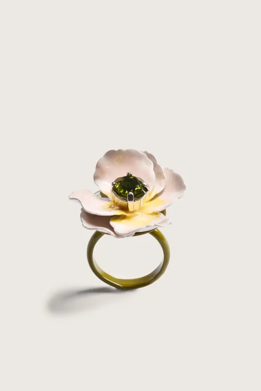 Blooming Poppy Ring made by Simone Rocha