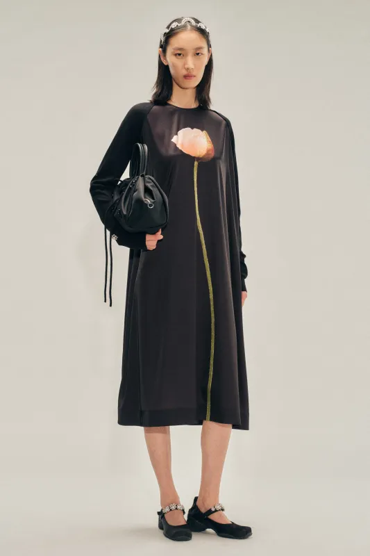 Poppy Motif Smock Dress made by Simone Rocha