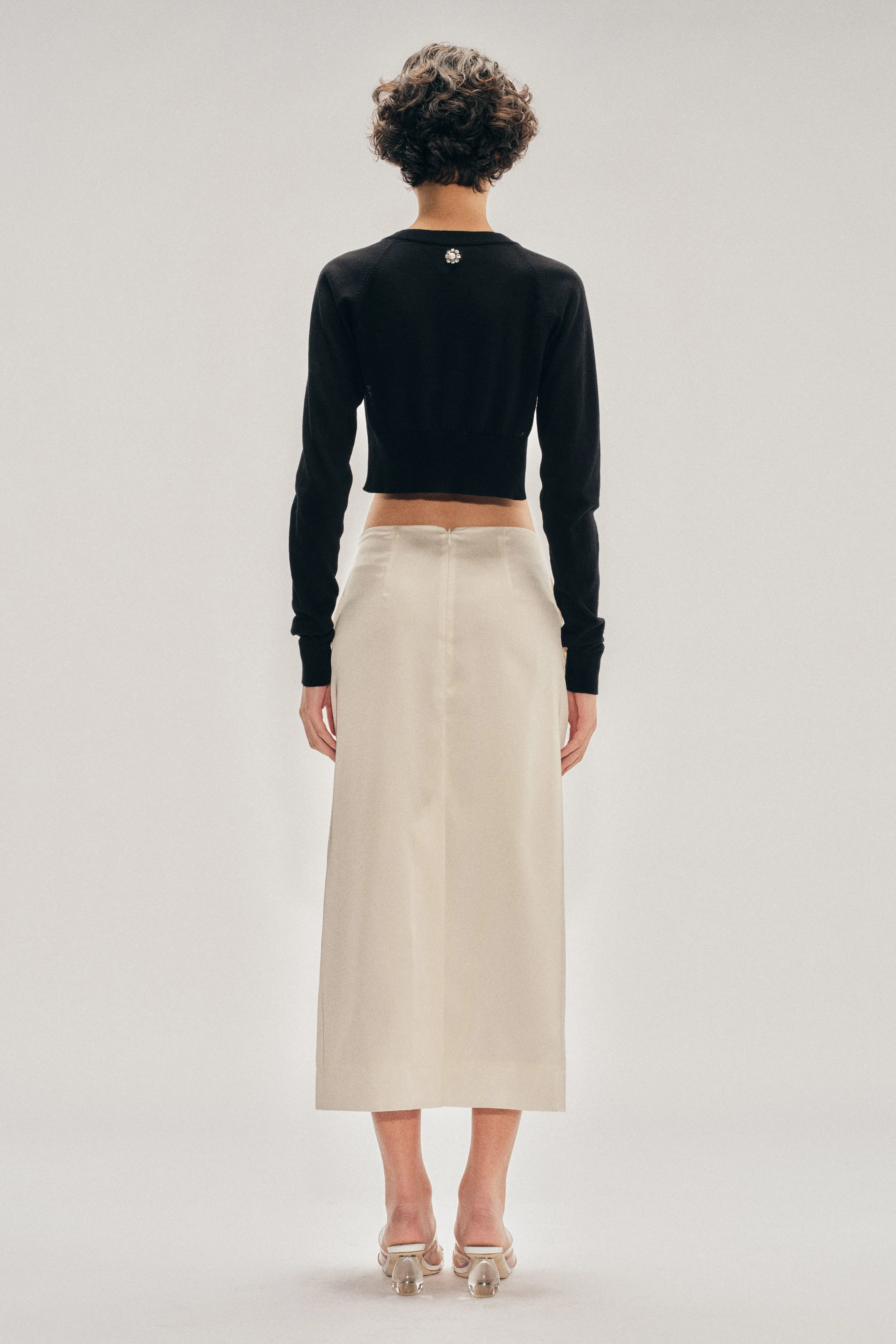 Poppy Motif Pencil Skirt sold by Simone Rocha product image thumbnail 3
