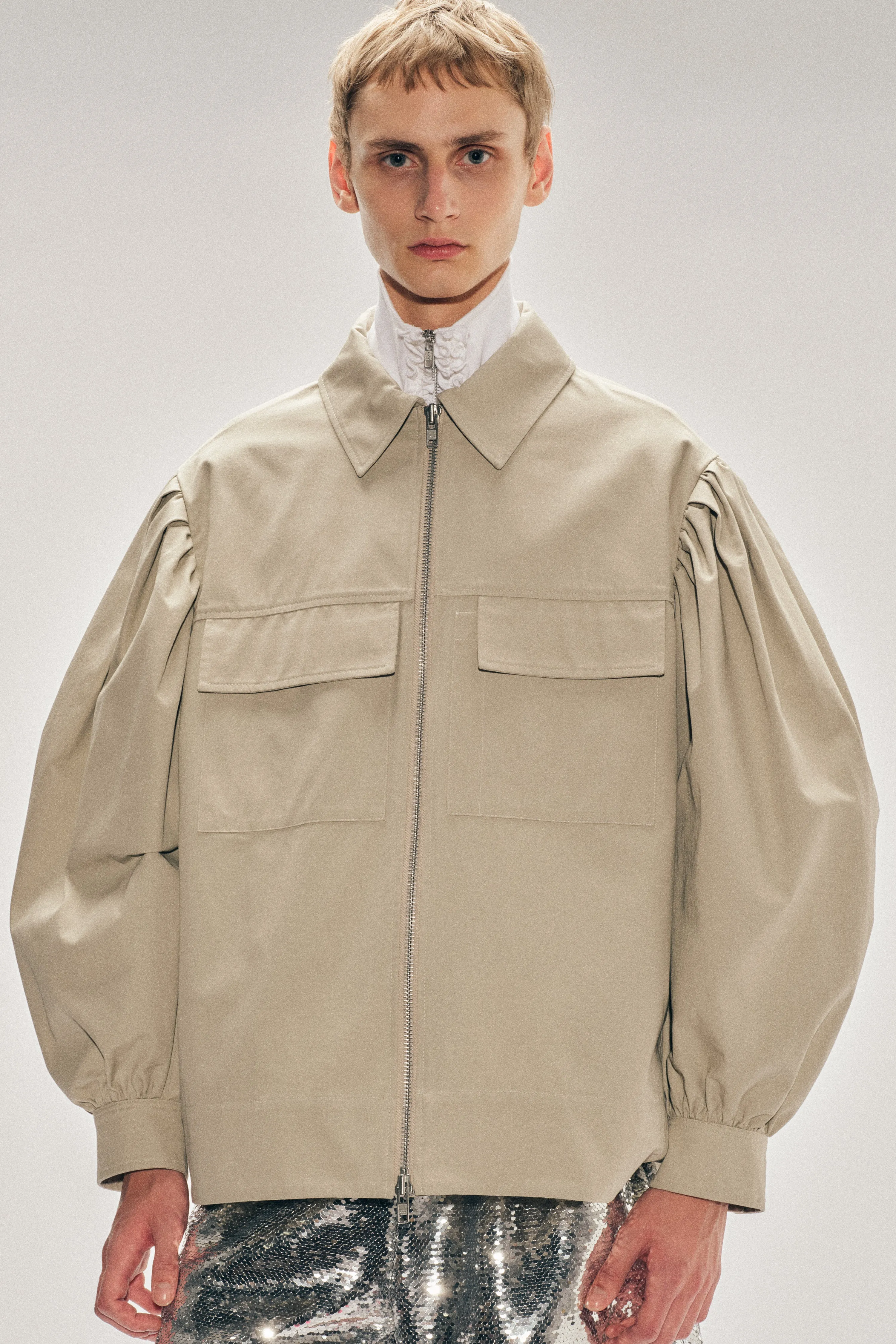Puff Sleeve Utility Pen Pocket Jacket sold by Simone Rocha product image thumbnail 4