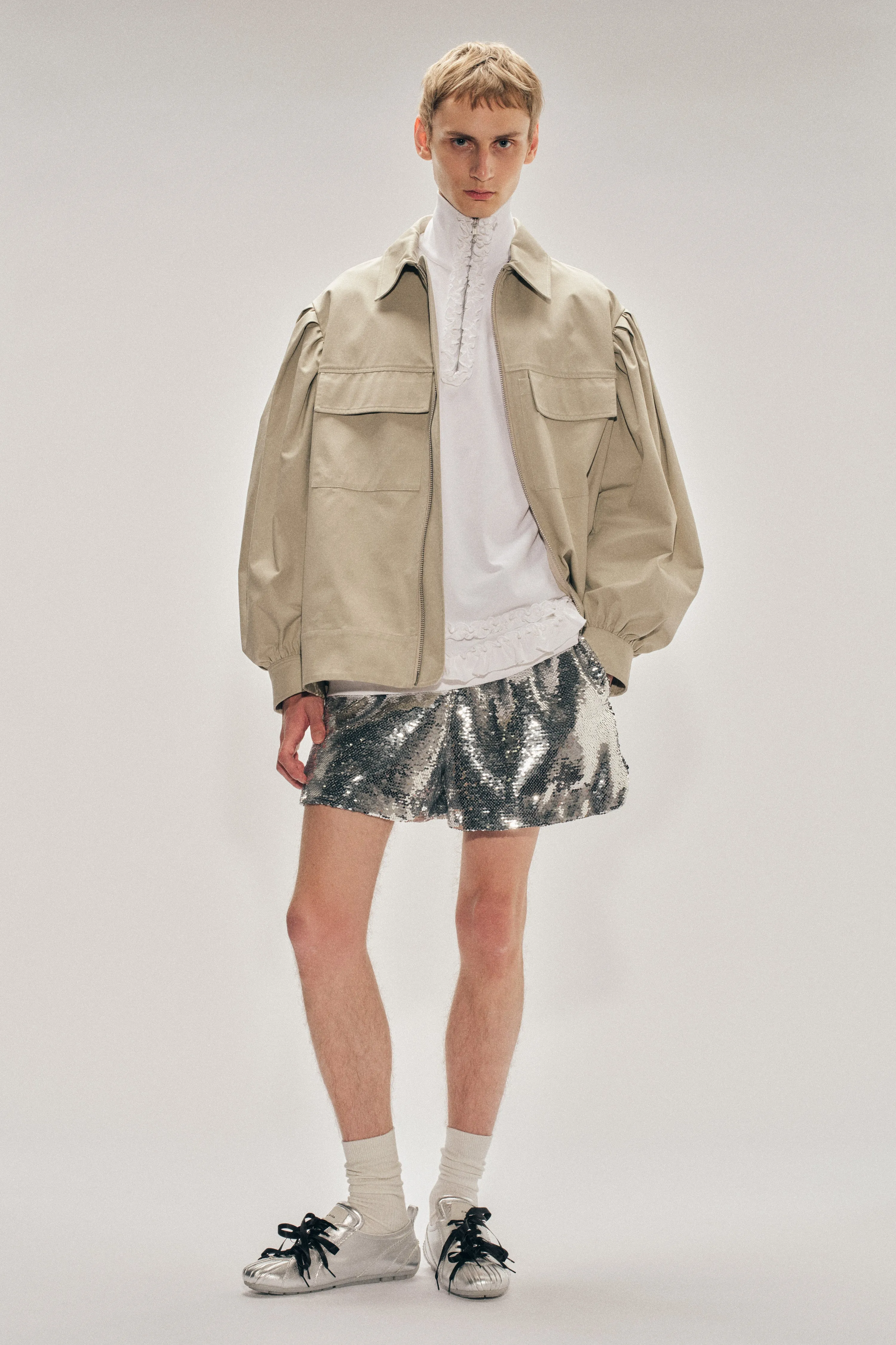 Puff Sleeve Utility Pen Pocket Jacket sold by Simone Rocha product image thumbnail 2