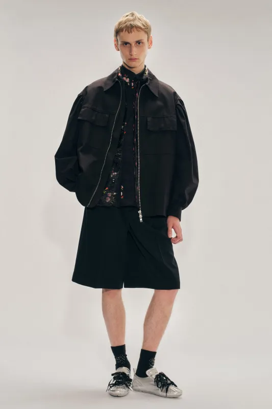 Puff Sleeve Utility Pen Pocket Jacket made by Simone Rocha