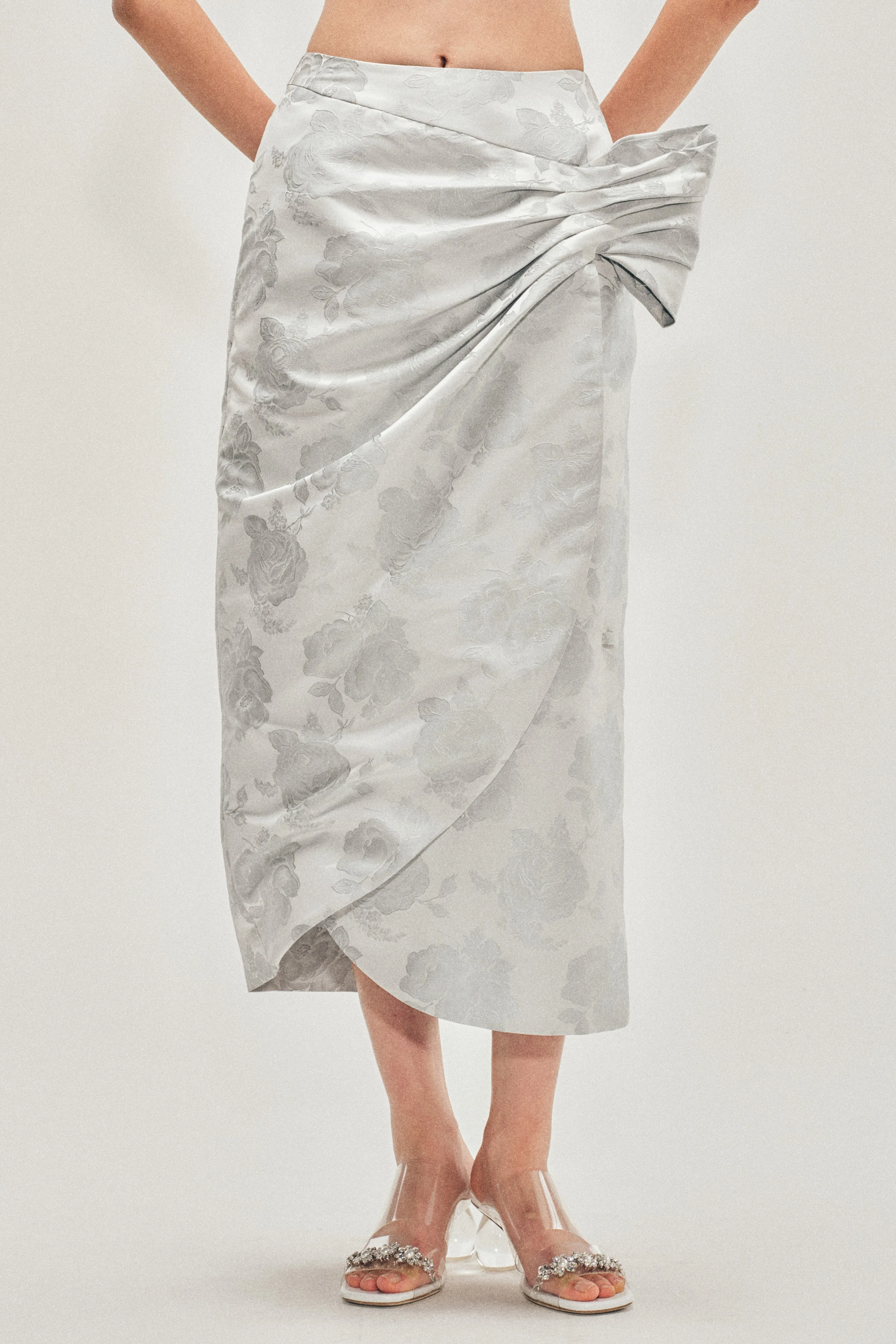 Gathered Flower Sash Skirt sold by Simone Rocha product image thumbnail 4