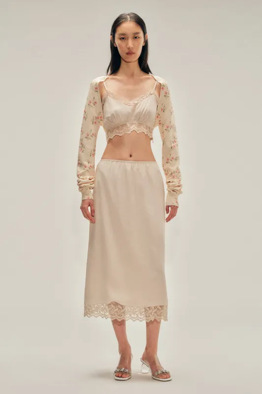 Tiny Flower Cutout Sleeve Jumper made by Simone Rocha