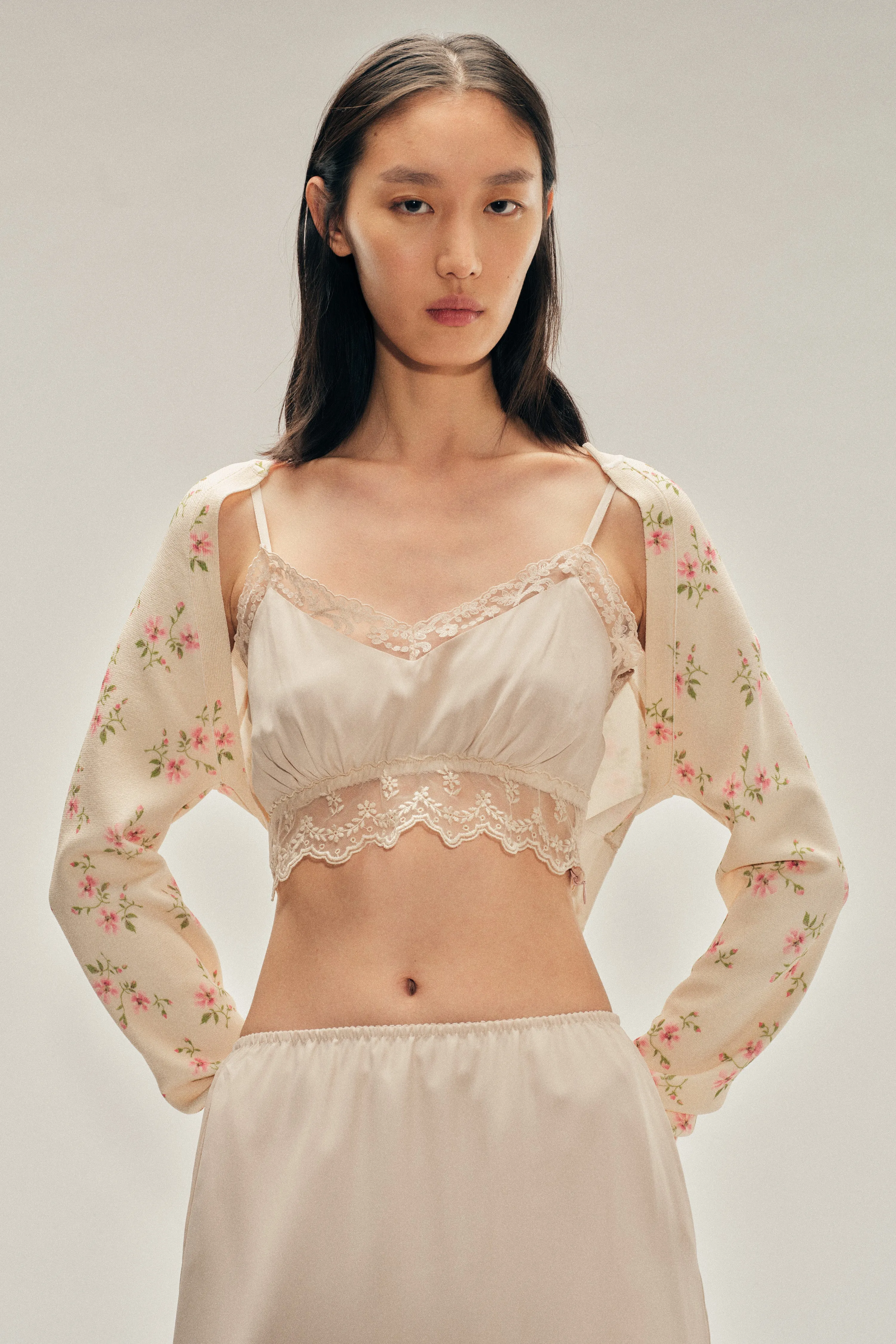 Tiny Flower Cutout Sleeve Jumper sold by Simone Rocha product image thumbnail 3