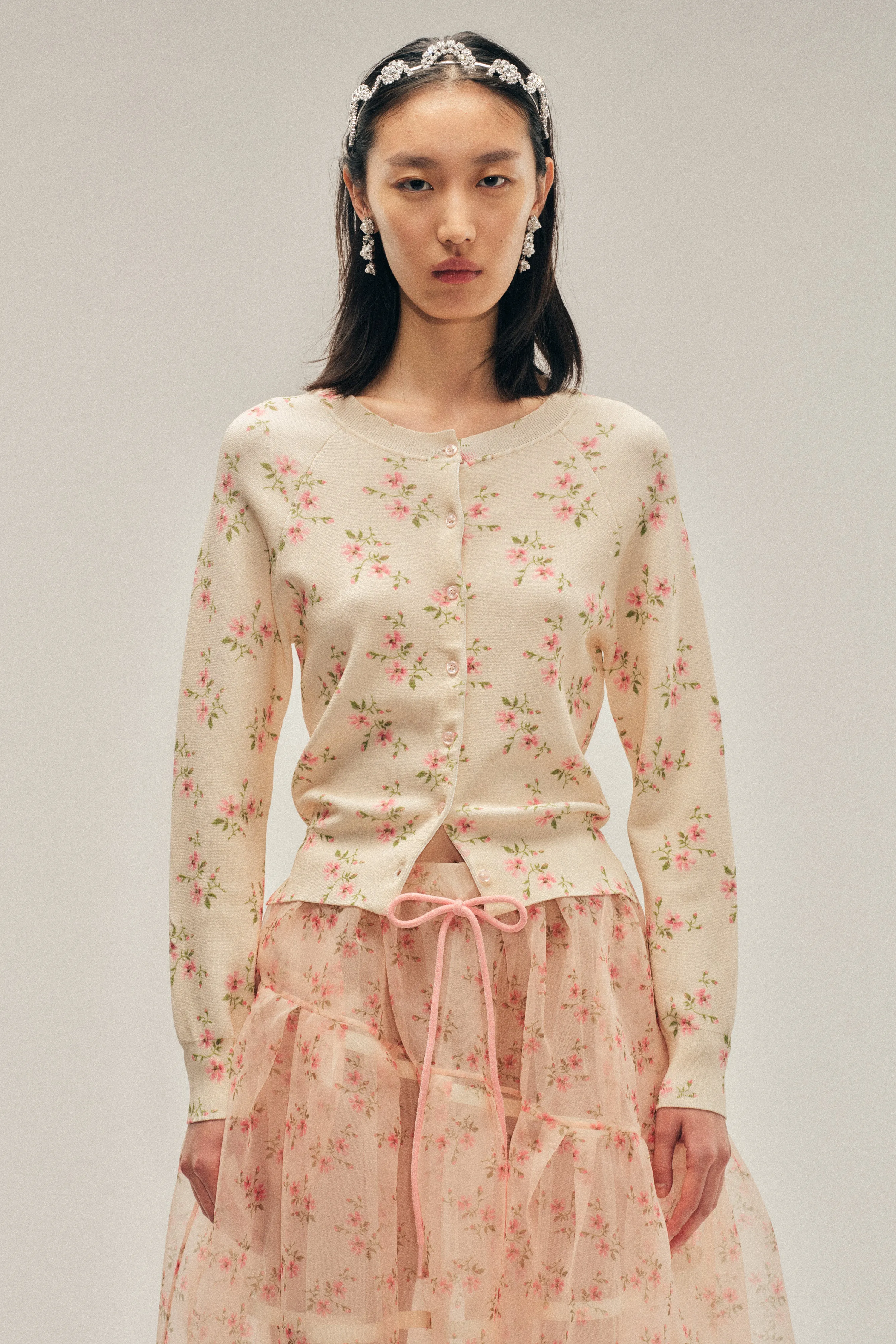 Tiny Flower Cardigan sold by Simone Rocha