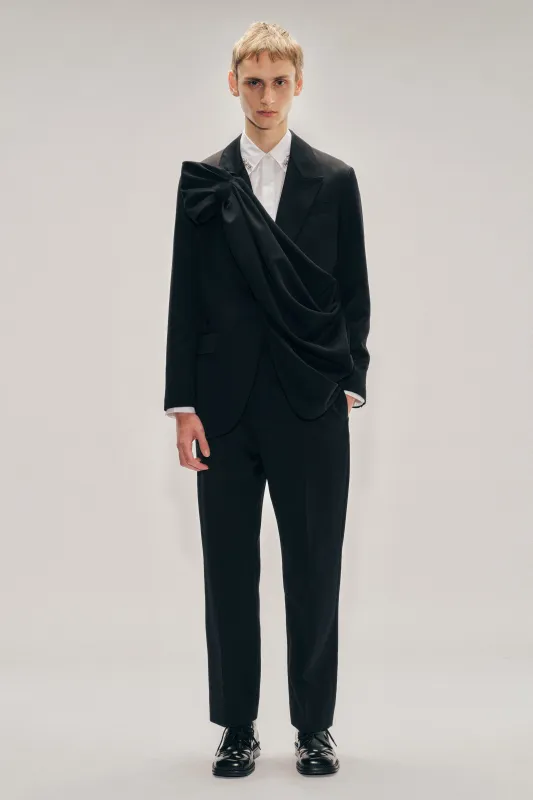 Gathered Flower Sash Jacket made by Simone Rocha