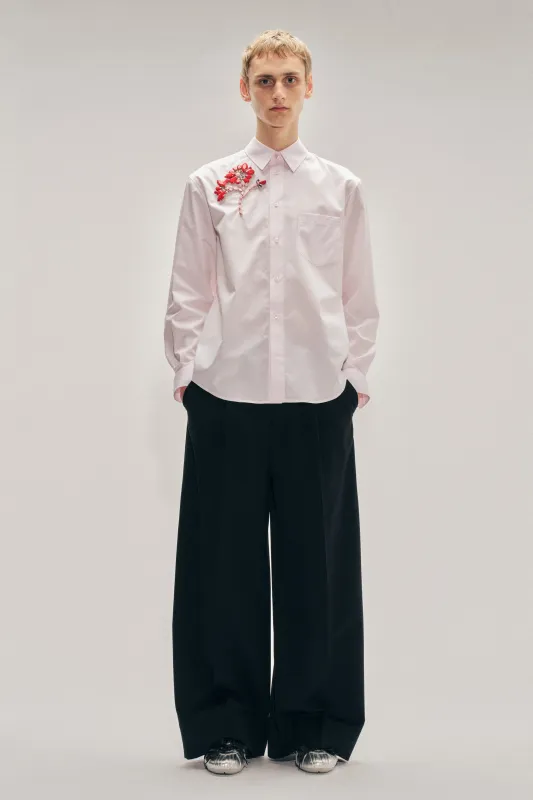 Turbo Embellished Classic Shirt made by Simone Rocha