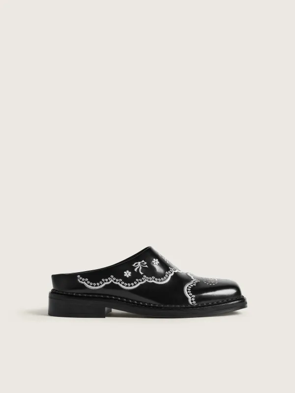 Floral Lace Mule made by Simone Rocha