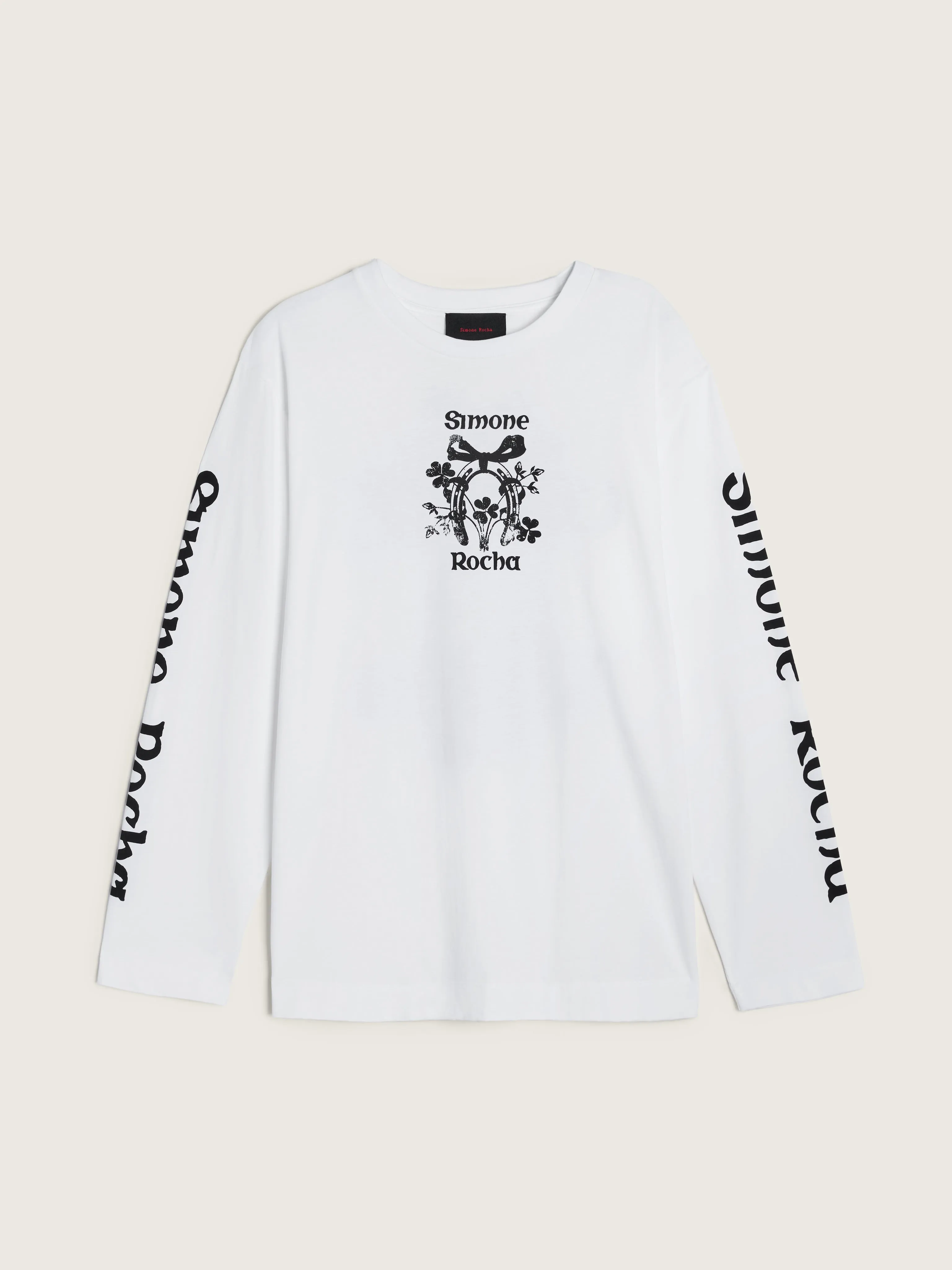 Coming Up Roses Print Long Sleeve T-Shirt sold by Simone Rocha
