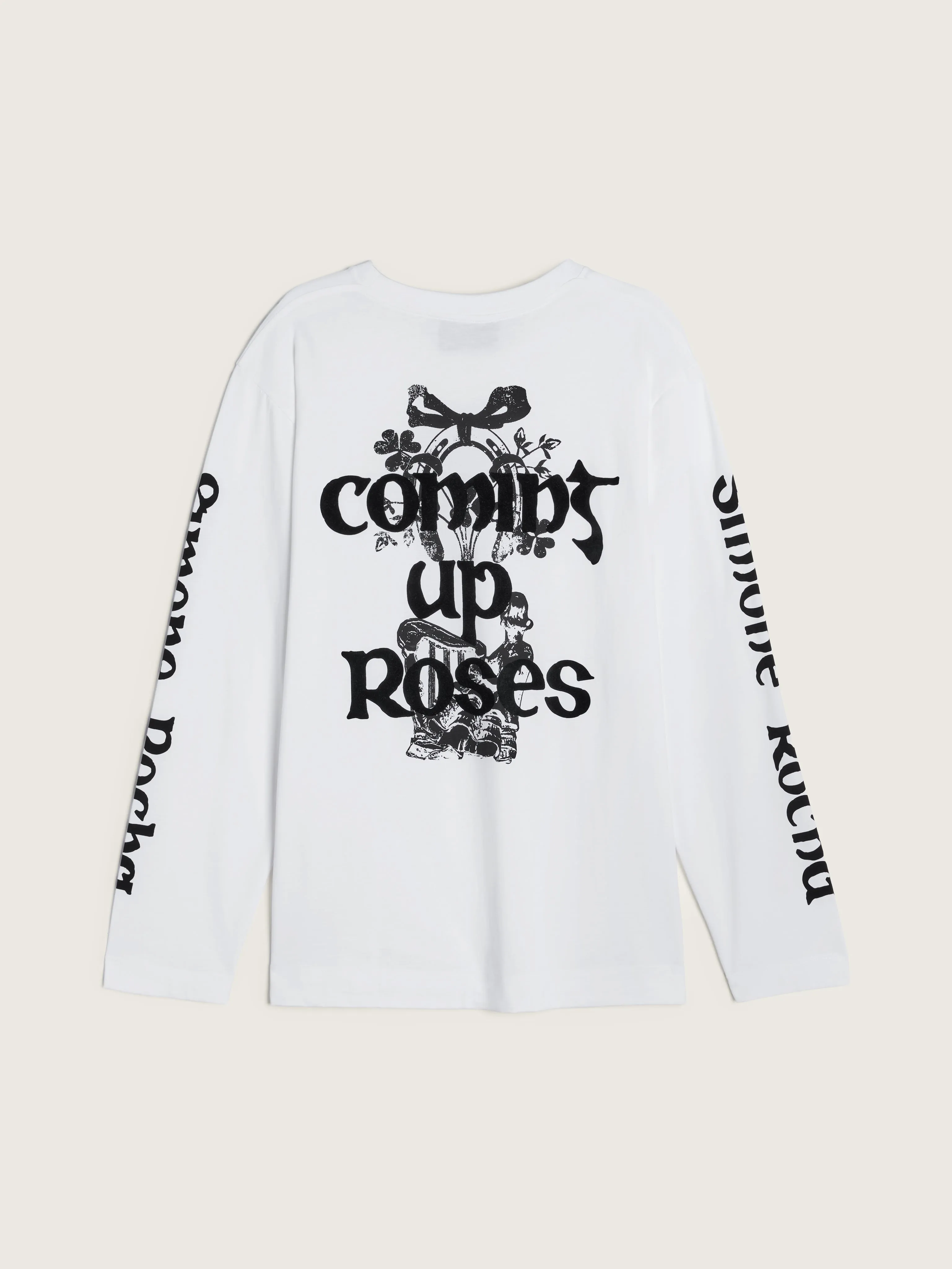 Coming Up Roses Print Long Sleeve T-Shirt sold by Simone Rocha product image thumbnail 2