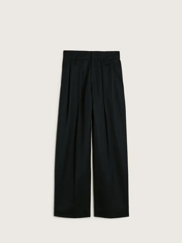 Peeling Waist Wide Leg Trousers made by Simone Rocha