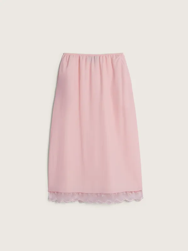 Lace Trim Negligee Skirt made by Simone Rocha